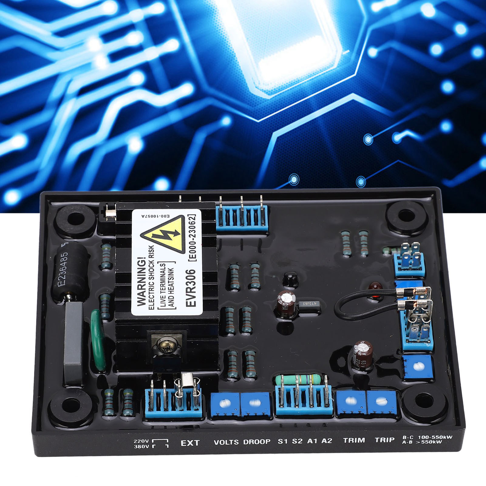 Automatischer Spannungsstabilisator Evr-306 Für Bürstenlose Dieselgeneratoren (100-264 V Ac).