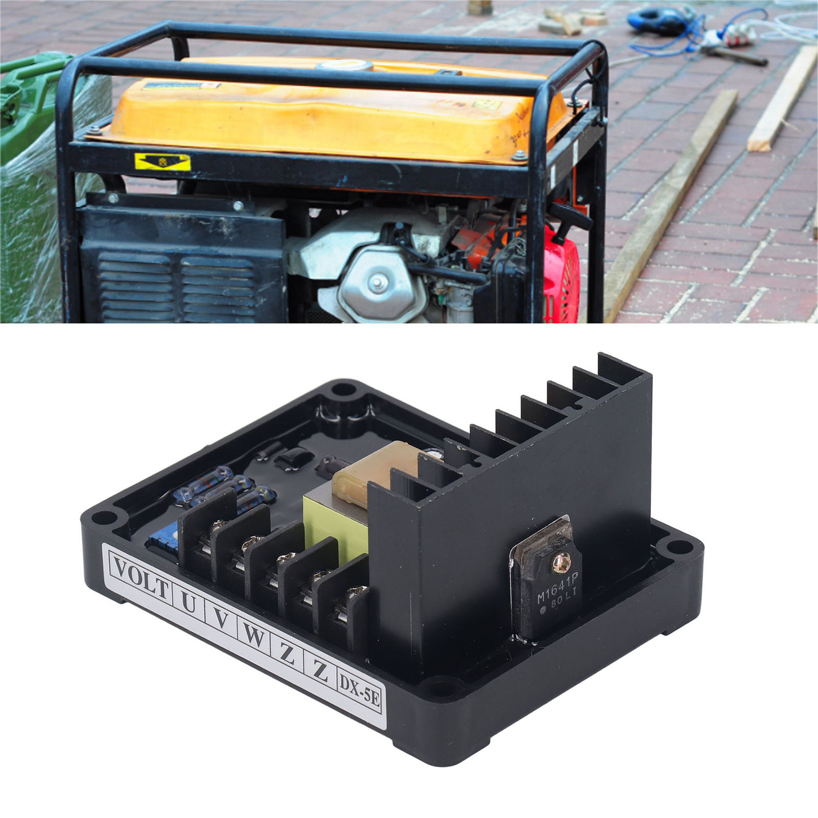 Automatischer 400v-avr-spannungsregler Für Dx-5e-dieselgeneratorsatz, Bürstenbestückte Spannungsreglerplatte Als Ersatz Für Gb170