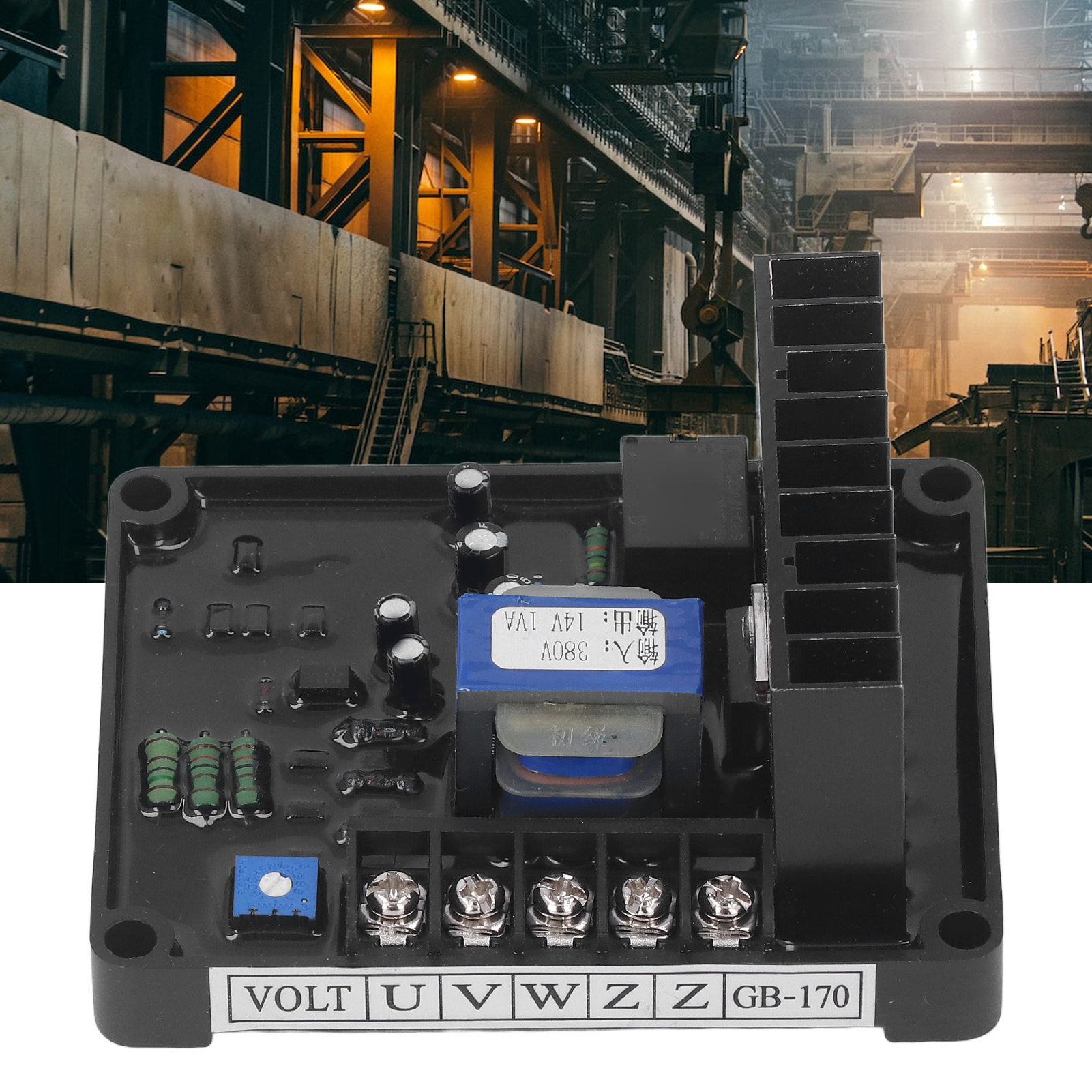 Gb-170 Avr Dreiphasen-spannungsregler Mit Kohlebürsten Für 380-v-dieselgeneratoren Mit Bürsten (st/stc)