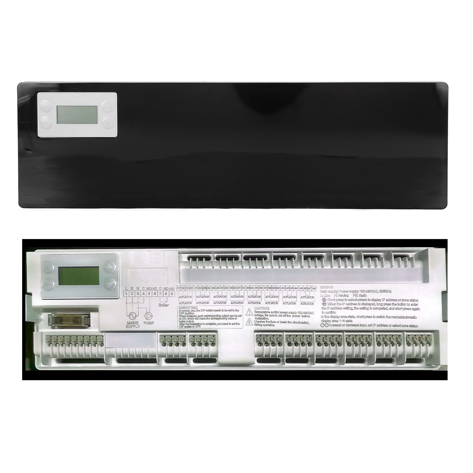 Rf 521 Drahtlose Zentraleinheit Für Warmwasserbereitung, Drahtloser Thermostat, 100–240 V Ac-bedienfeld