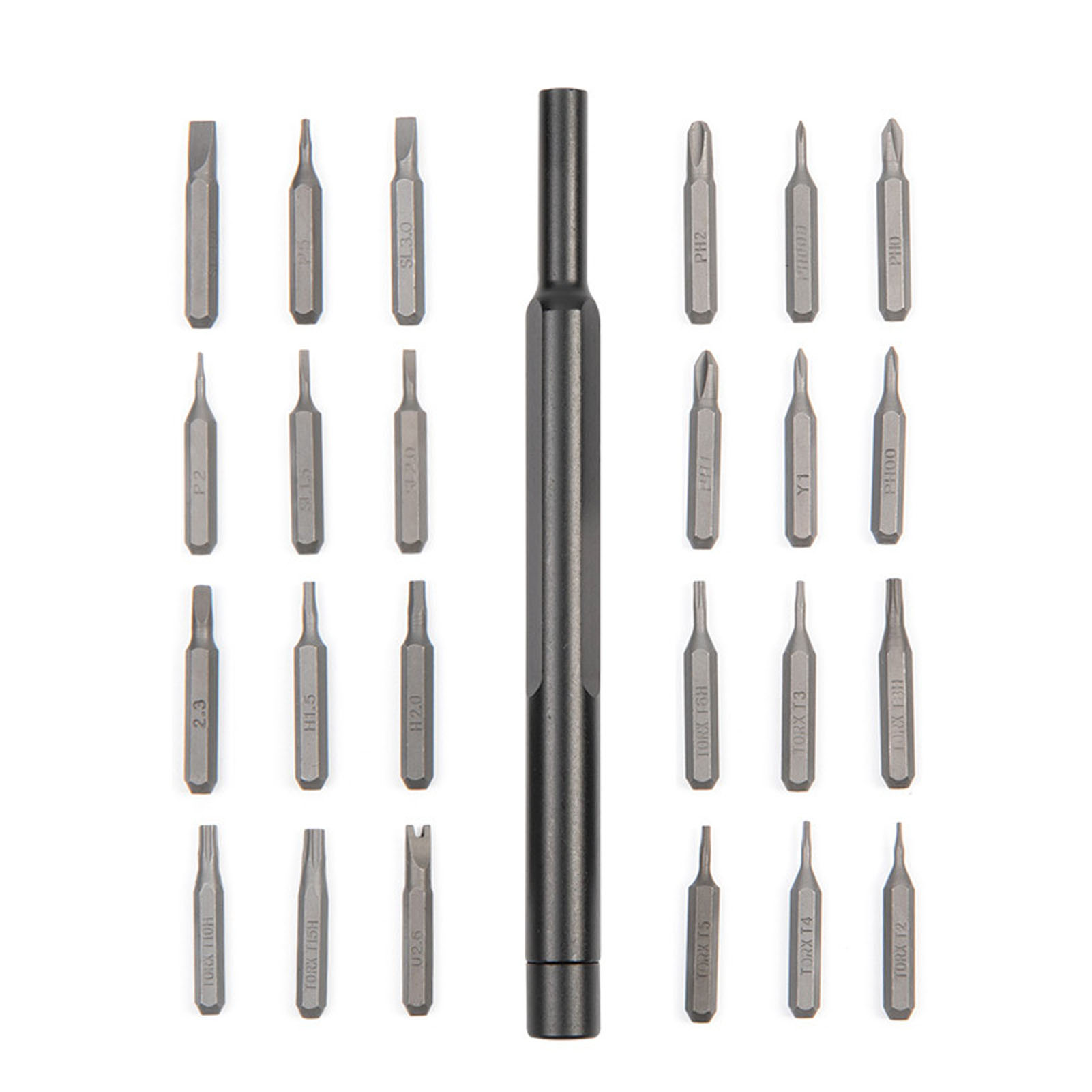 24-in-1 Präzisionsschraubendreher-set, Aluminiumkoffer, Design Identisch Mit Xiaomi-brillen, Reparaturwerkzeug Für Mobiltelefone Und Diy-geräte.