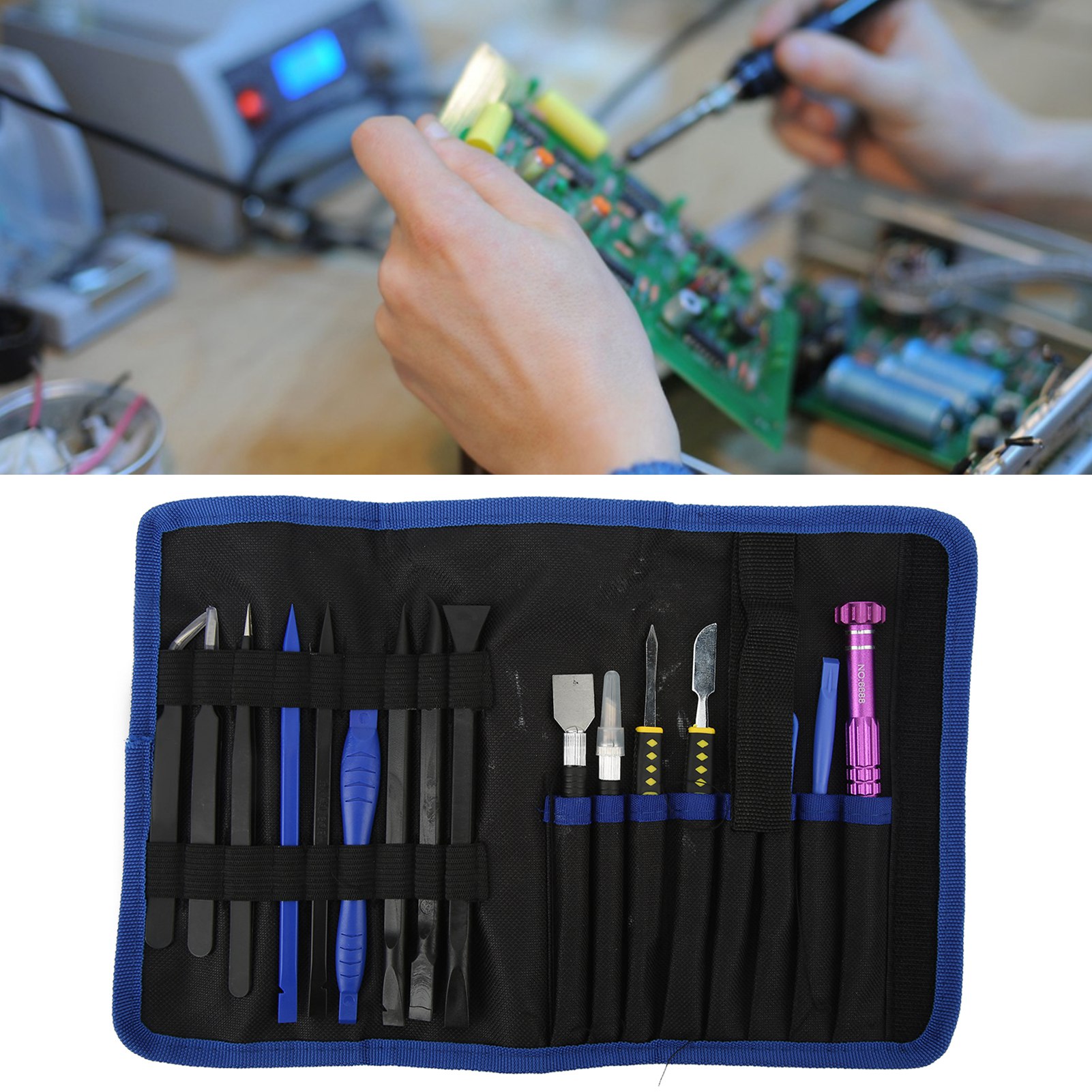 17-in-1 Elektronik-demontageset: Hebel, Antistatisches Hebelwerkzeug Und Pinzette.