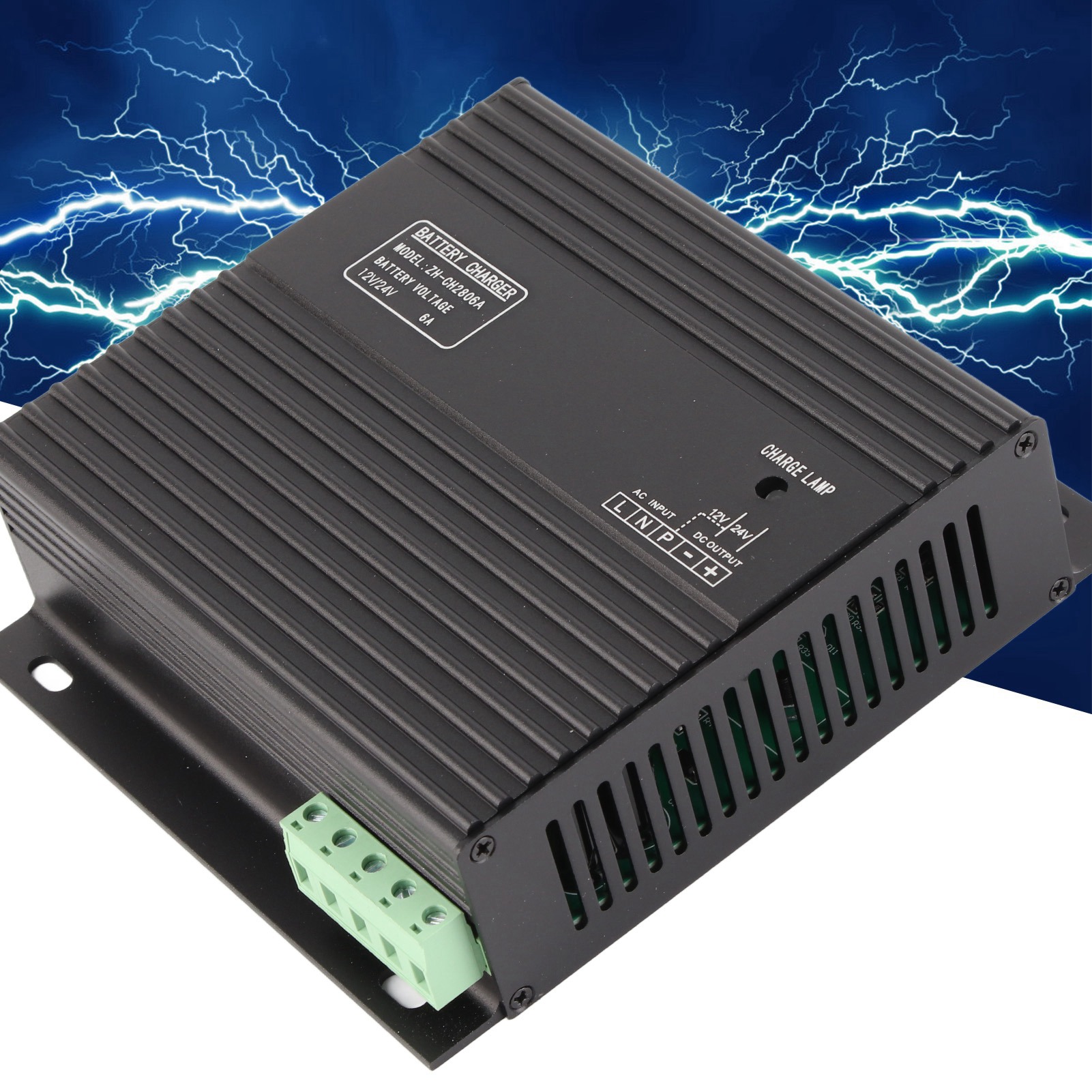 Batterieladegerät Für Dieselgeneratoren, Universelles 12v/24v Smart-erhaltungsladegerät Zh-ch2806a