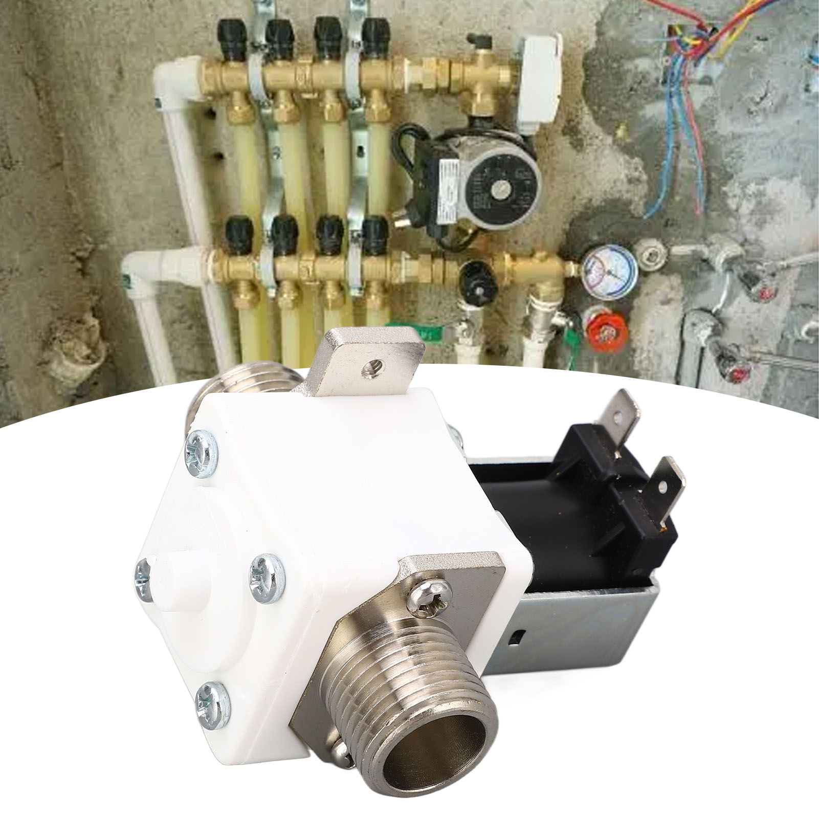 Fpd-90a Einlass-/auslass-magnetventil, 4-punkt-edelstahlventil, 24 V