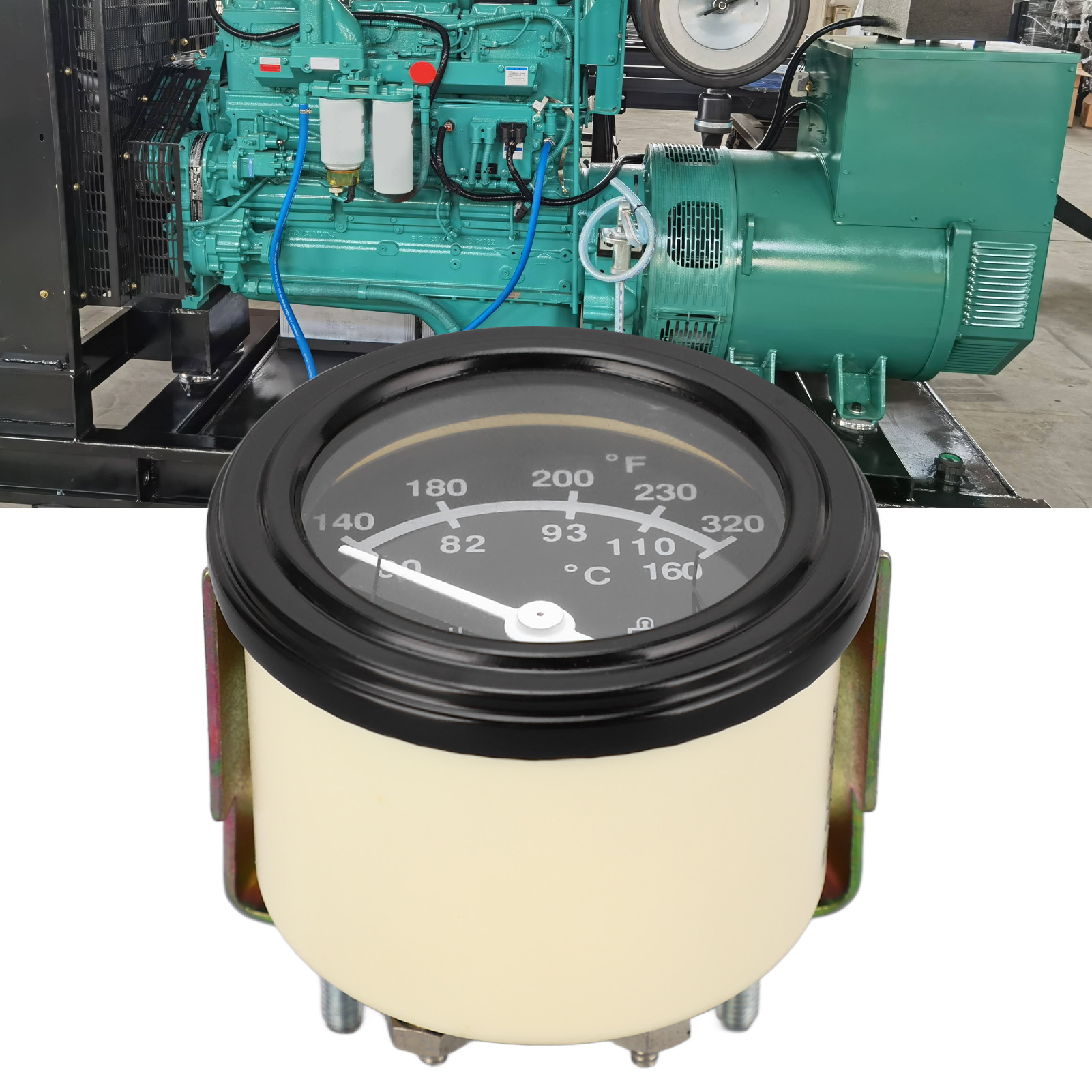 Die Instrumentierung Des Dc24v-dieselgeneratorsatzes Ist Mit Dem Cummins 3015233 Generatoröltemperaturmesser Kompatibel.