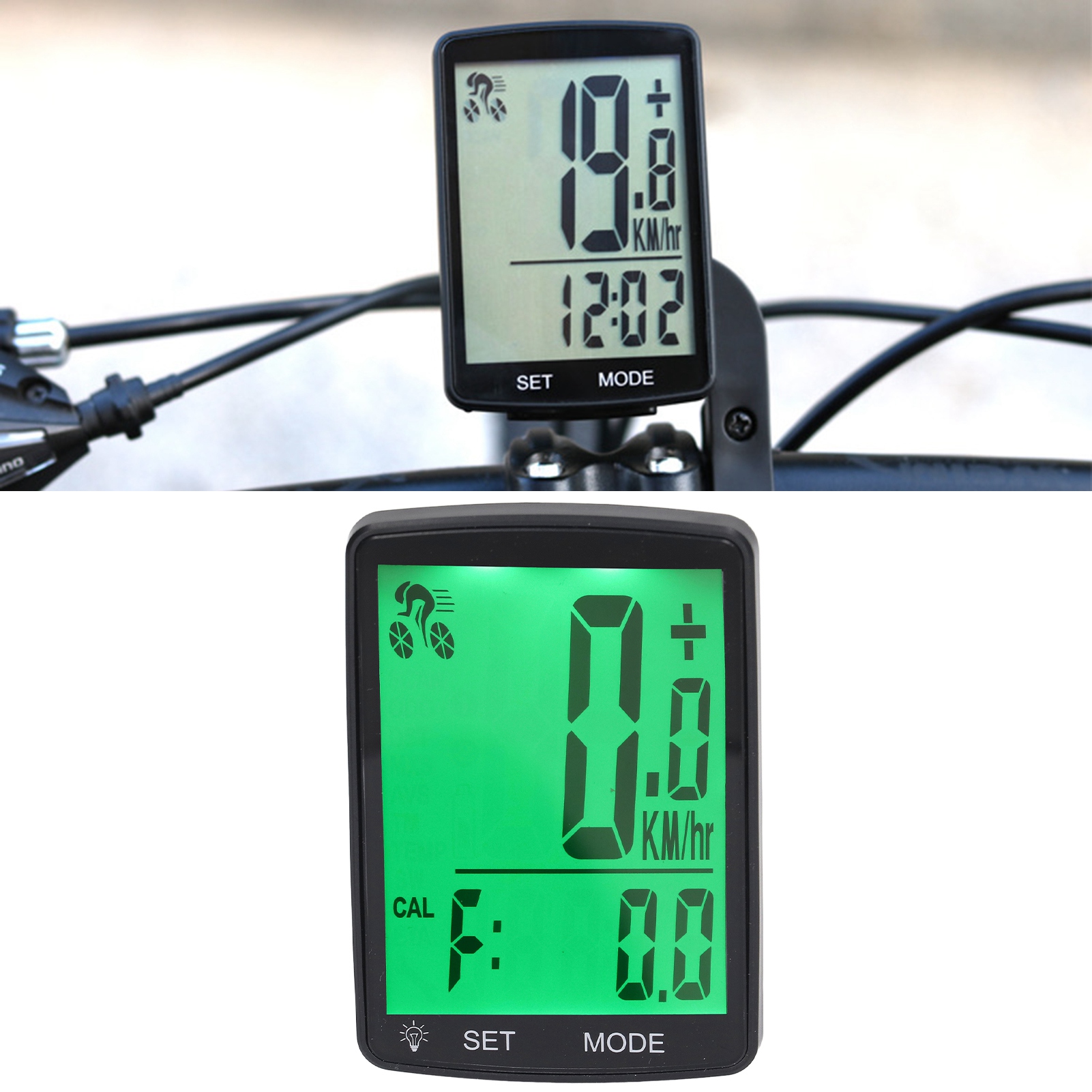 Der Ya100-a Ist Ein Fahrradcomputer Mit Geschwindigkeits- Und Trittfrequenzsensoren, Einem Großen 2,8-zoll-display, Englischer Anzeige Und Ultraheller Led-hintergrundbeleuchtung. Er Eignet Sich Für Re