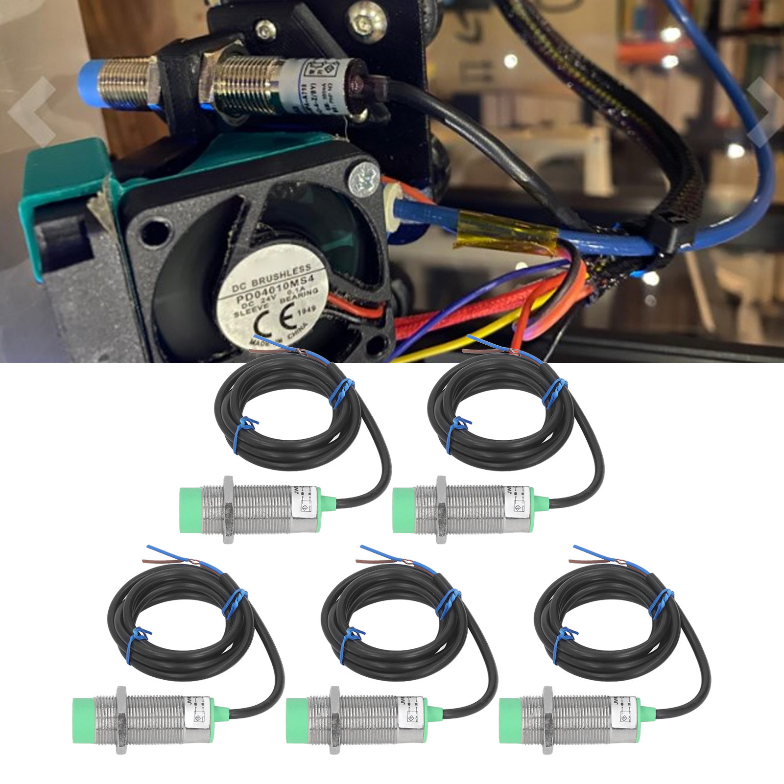 Lj24a3-10-j/dz 90-250v Ac Induktiver Näherungssensor, M24 400ma Schalter, Zweidraht, Normalerweise Geschlossen