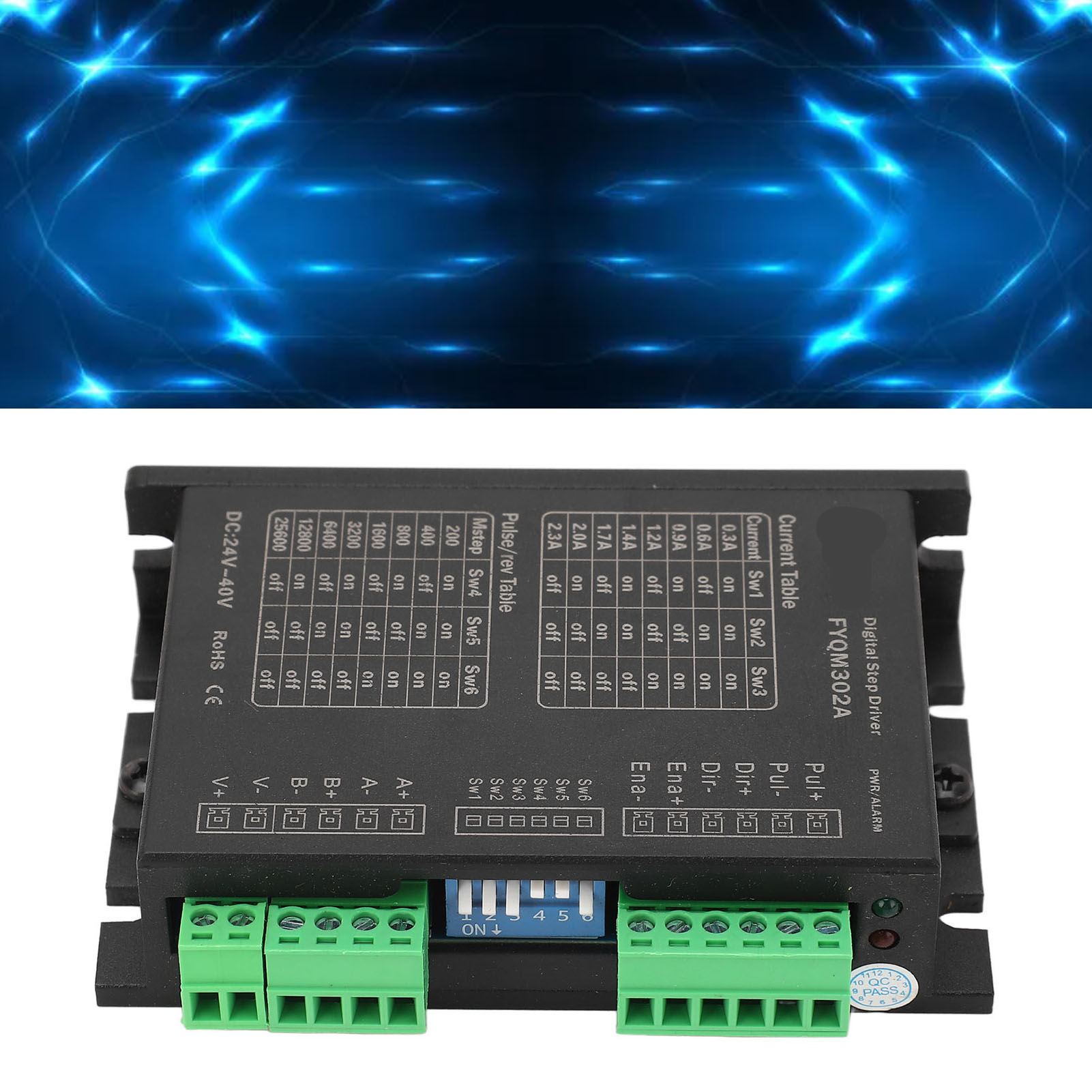 Fyqm302a Miniatur-schrittmotortreiber, 24–40 V Dc