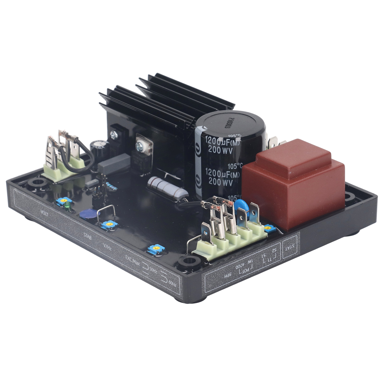 Spannungsreglerplatte Für Bürstenlosen Generator R438, Avr-regler, Zubehör Für Dieselmotoren, Kompatibel Mit Leroy Somer 0-380v Generatoren