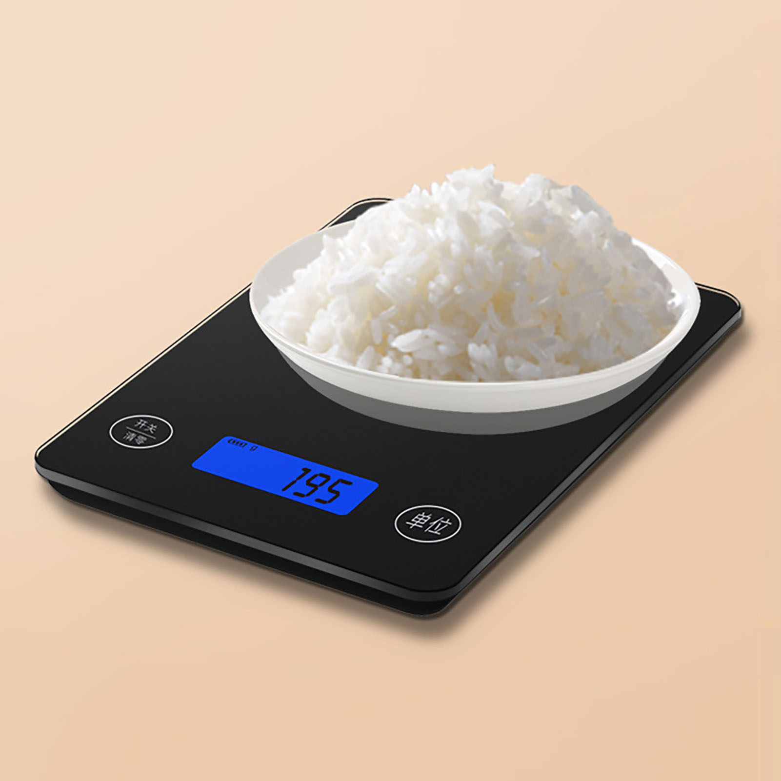 Elektronische Küchenwaage Mit Nachtsichtfunktion, Ideal Zum Backen Und Für Filterkaffee, Mit Grammgenauer Präzision. 2 Aaa-batterien Im Lieferumfang Enthalten.