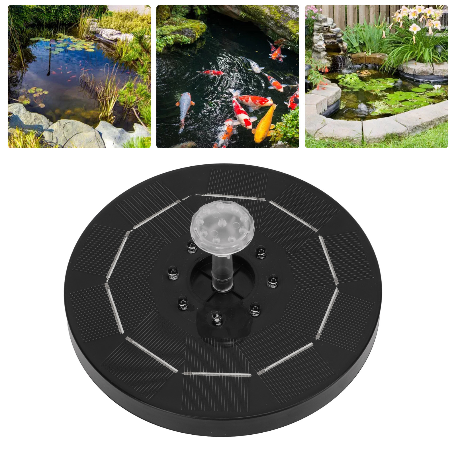 Sf059 Led-brunnen Mit Solarpumpe, Schwimmender Brunnen, 4,0 V Dc