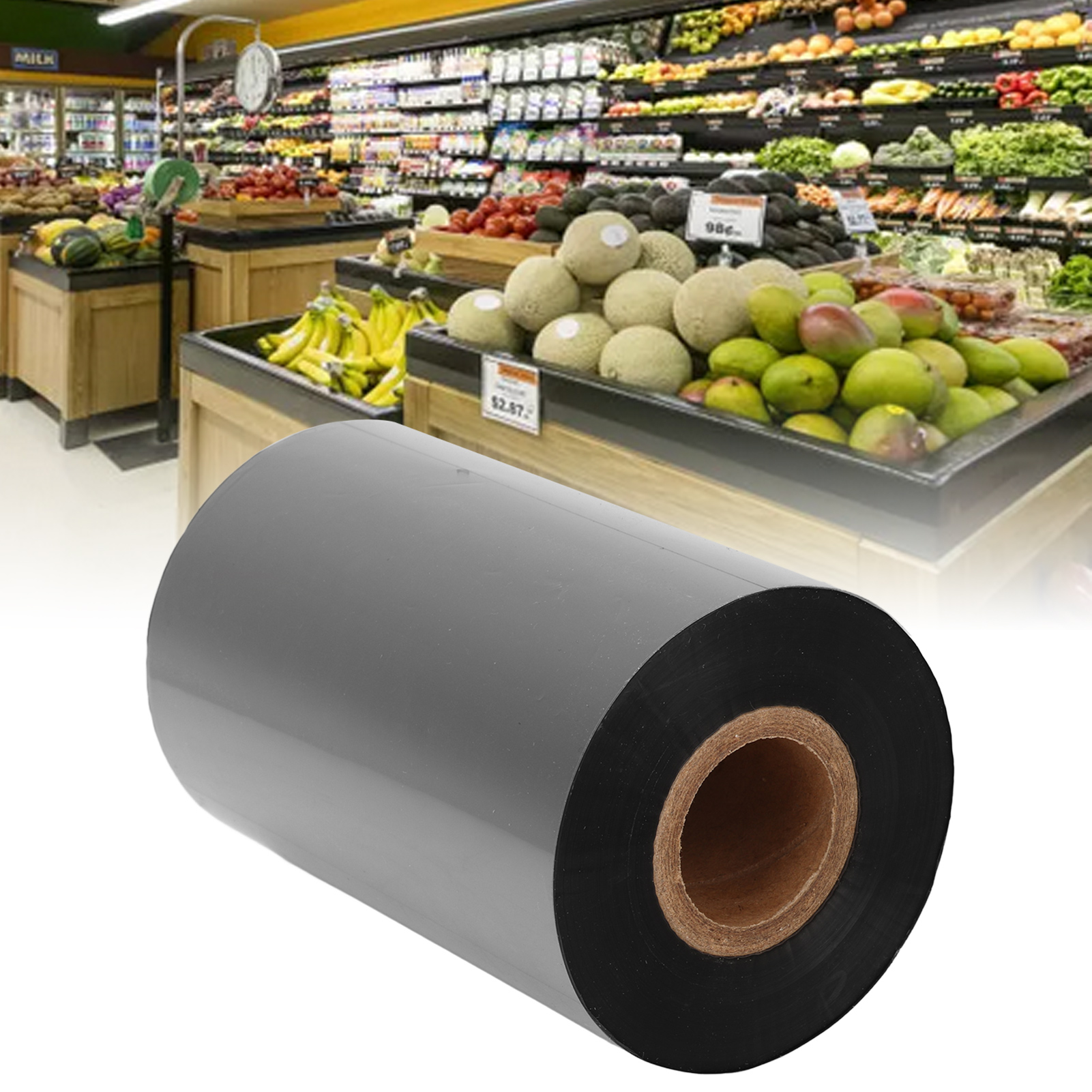 Bopp-bedruckte Barcode-etiketten Mit Verbessertem Wachsfarbband
