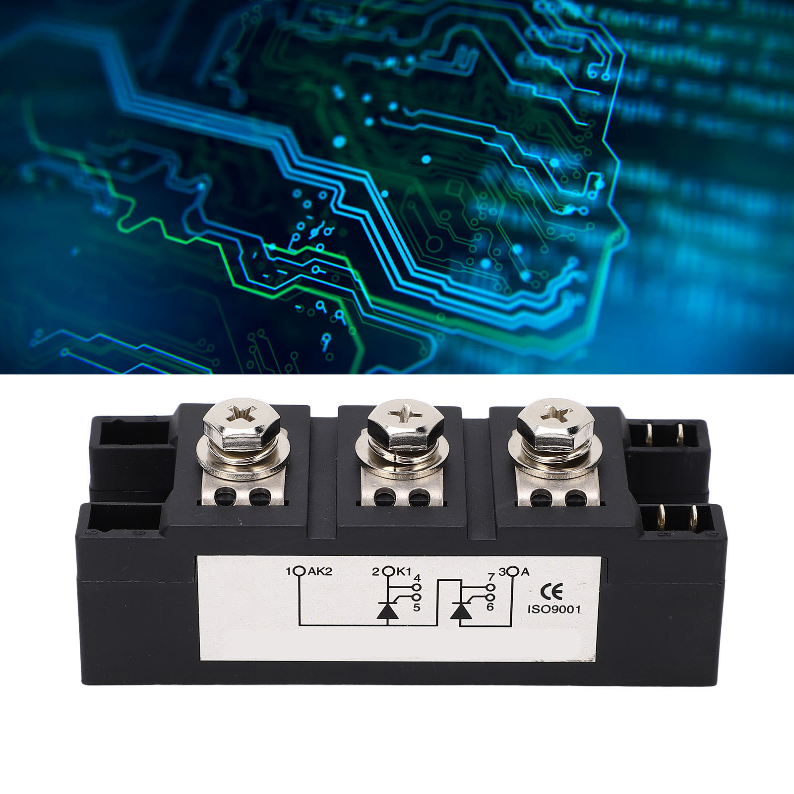 Das Halbleitermodul Mcc132-16io1b Ist Ein Bidirektionales Triac-thyristormodul Mit Einer Spannungsfestigkeit Von 600 Bis 2000 V.