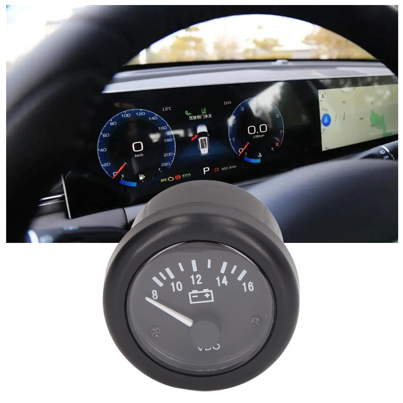 12-v-kfz-voltmeter Für 2-zoll-dieselmotoren