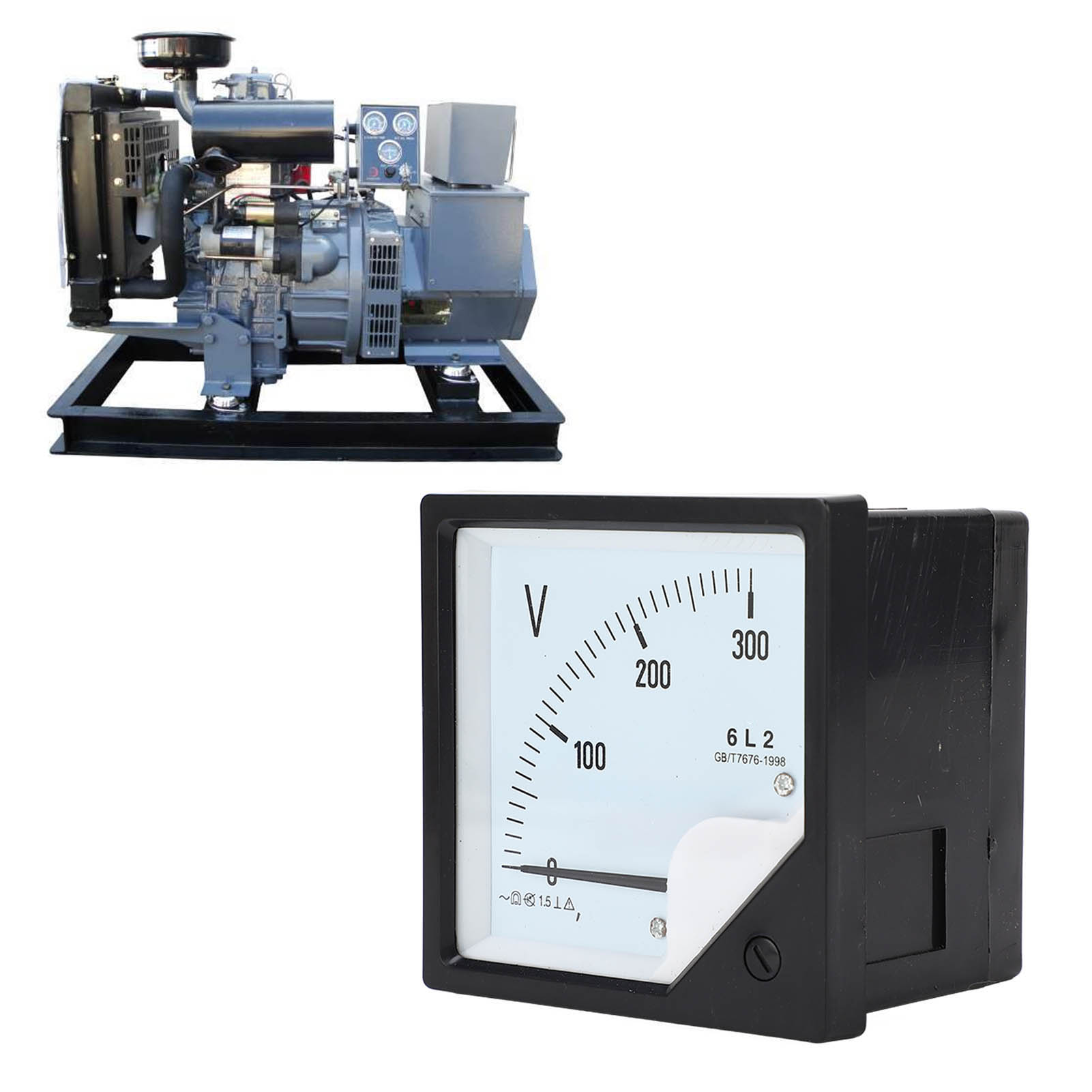 6l2-v Analog-voltmeter Für Elektrische Generatoren