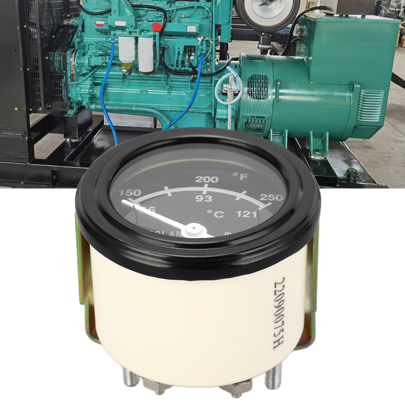 Die Instrumentierung Des Dc24v-dieselgeneratorsatzes Ist Mit Dem Wassertemperaturmesser Des Cummins-generators 3015234 Kompatibel.
