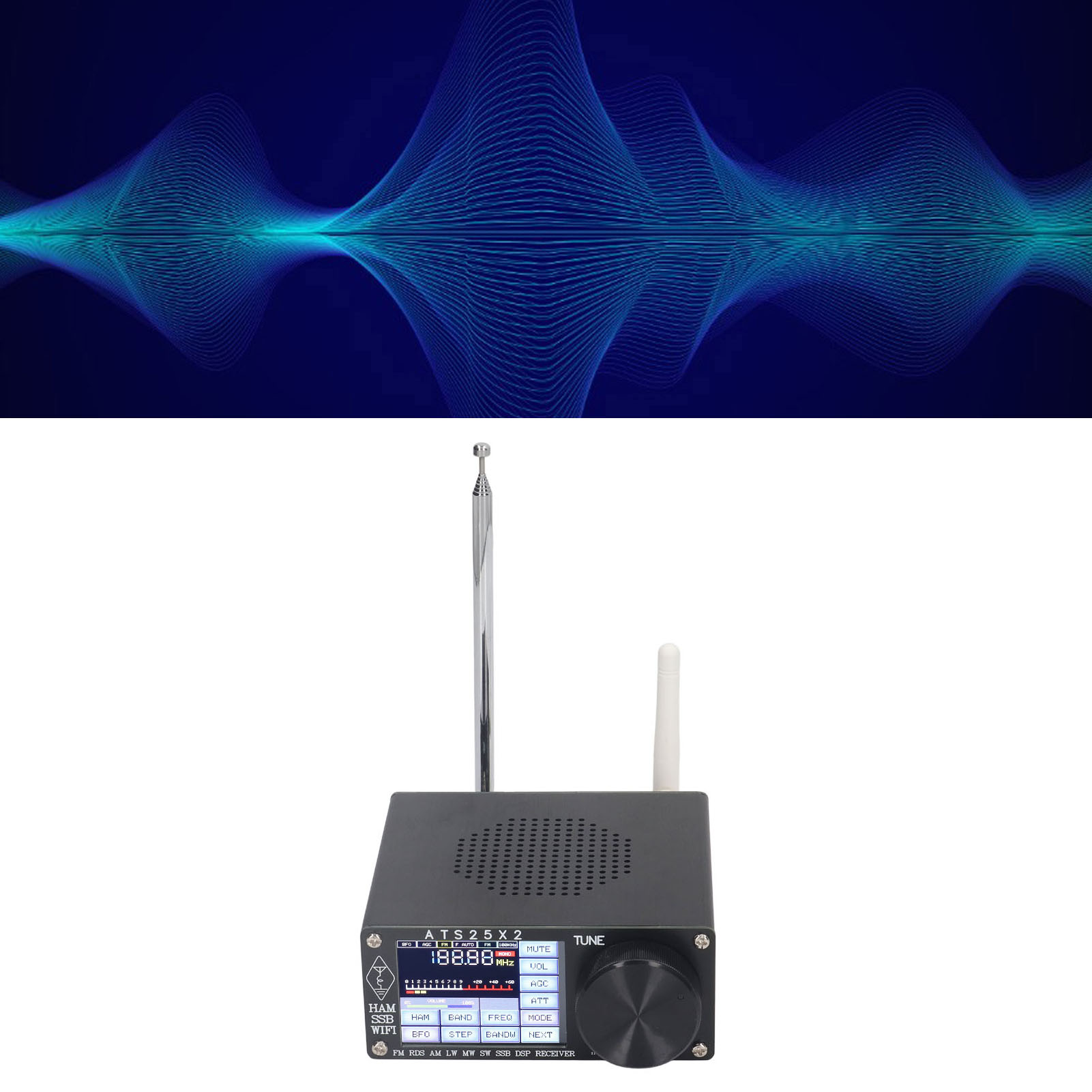 Ats25x2 Vollband-multimode-empfänger Mit Spektrum-scanning-dsp
