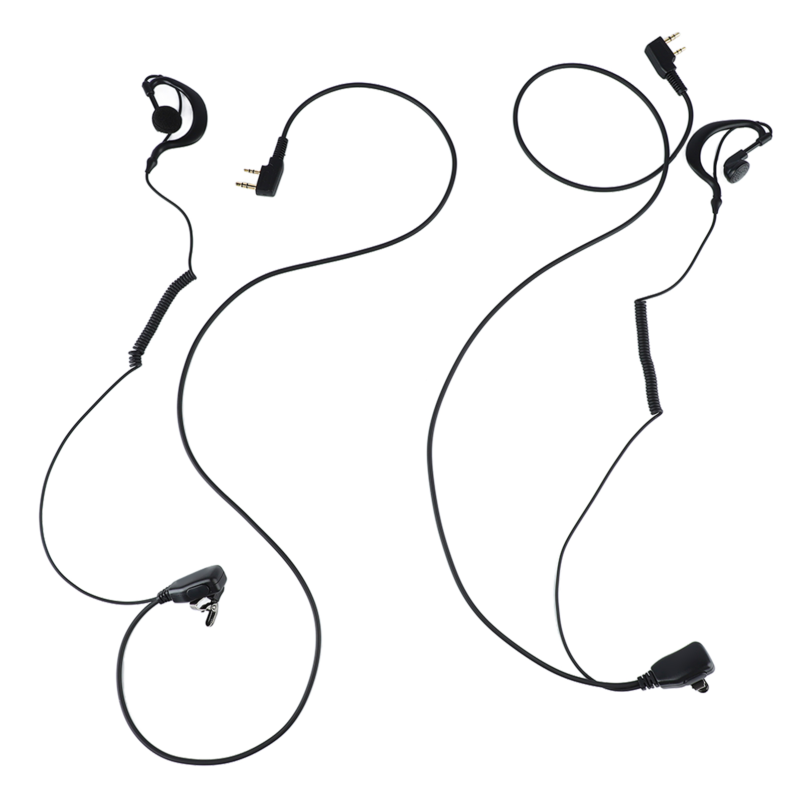 Domeson Walkie-talkie-headset Mit Guotong Spiralkabel, Hochwertiger Kopfhörer, Geeignet Für Hotels Und Restaurants.