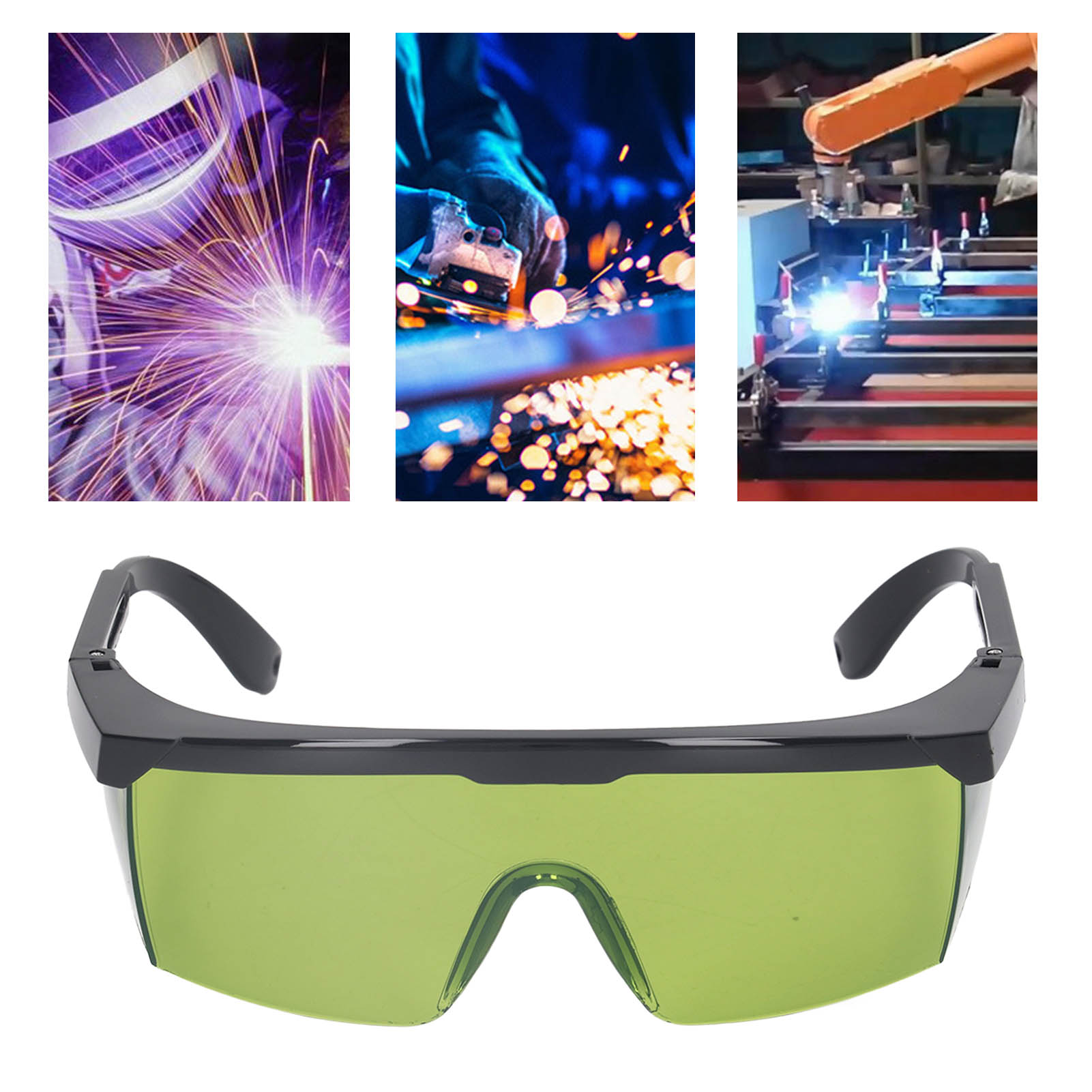 Hellgrüne Ir3.0 Teleskop-schutzbrille Für Das Lichtbogenschweißen.
