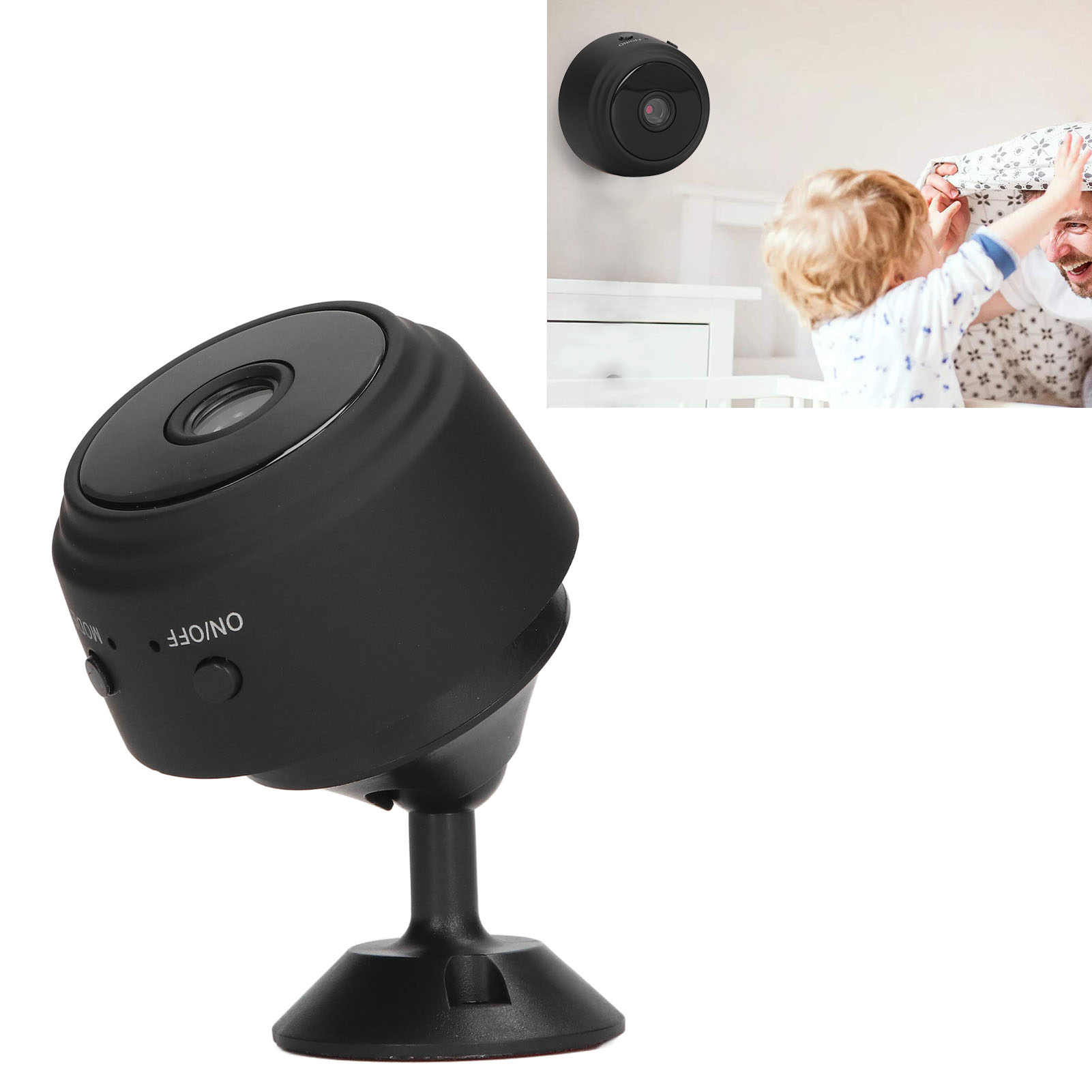 V380pro Intelligente Kabellose Sportkamera, Hd-infrarot-nachtsicht, Fernbedienung Für Zuhause A9