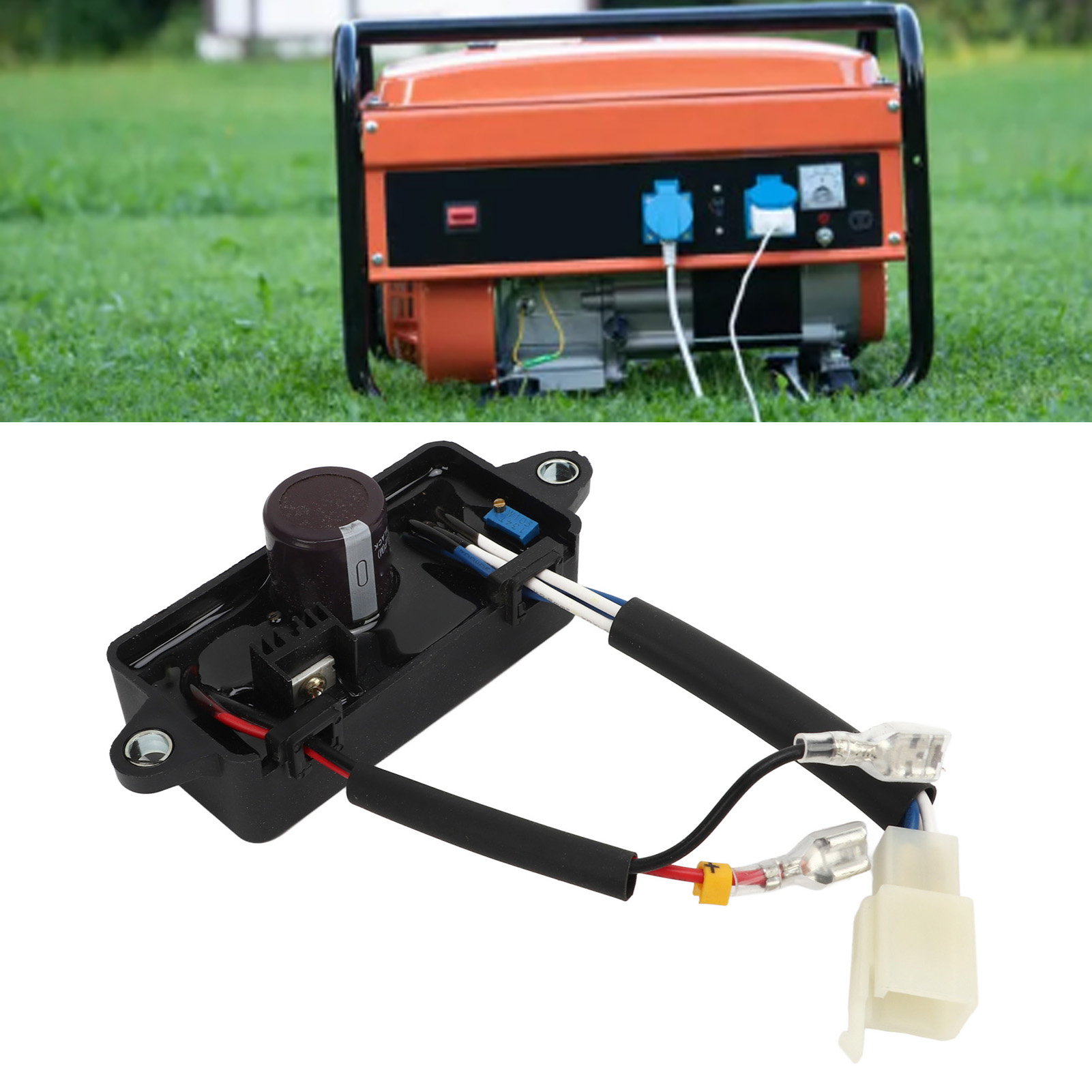 1-3 Kw Benzingenerator Avr2.5-1n8ae Einphasig 6-adrig 250 V / 220 Μf Mit Automatischem Spannungsregler (ersatzteile)
