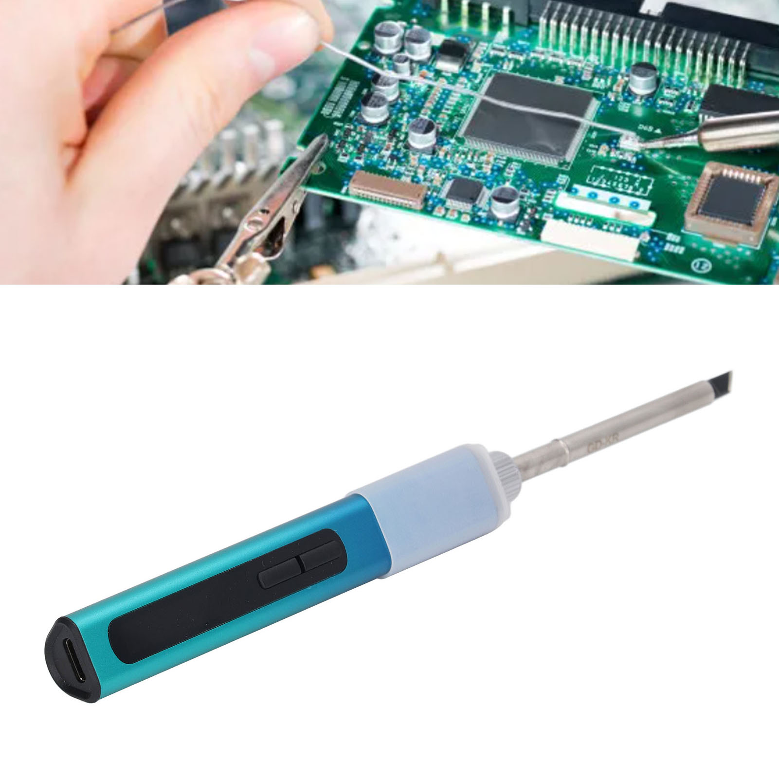 Industrieller Lötkolben (65 W), Usb-tragbar, Digitalanzeige, Schnelles Aufheizen, Multifunktional, Pid-temperaturregelung