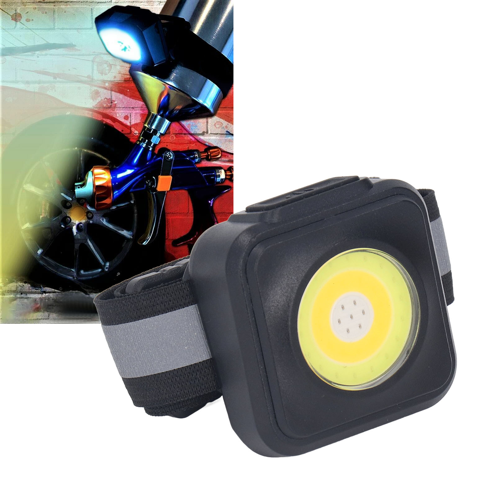 Tragbare Farbpistole Mit Lampe