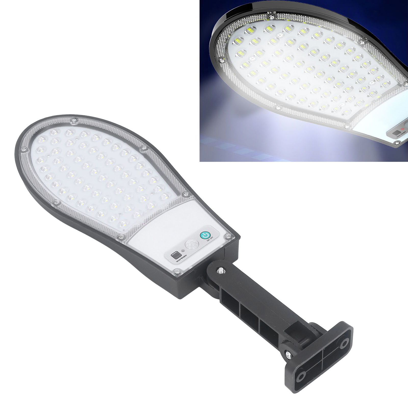 Ty12703 57 Led Solar-wandleuchte Mit Bewegungsmelder Zur Beleuchtung Von Haus, Garage Und Arbeitsplatz