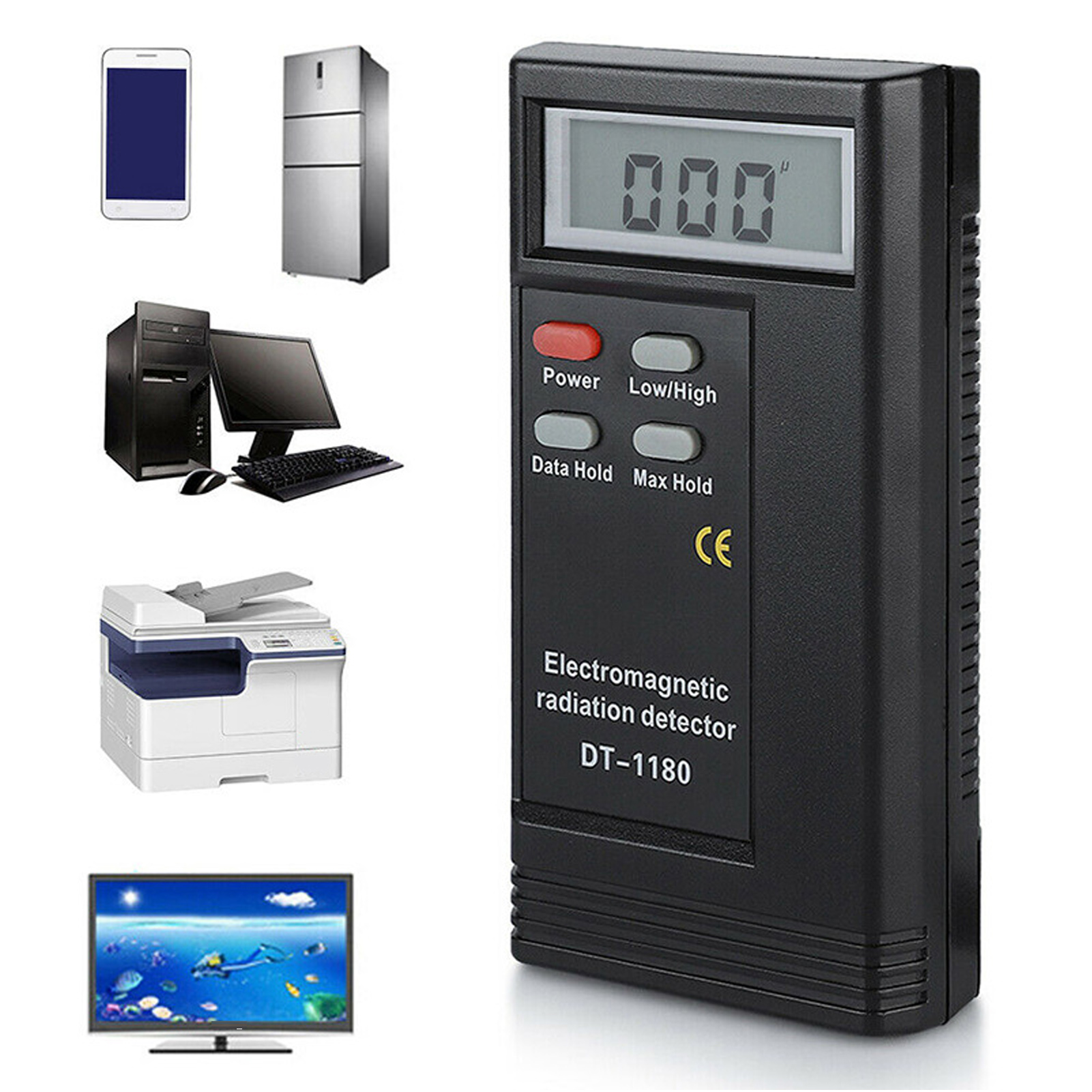 Elektromagnetischer Wellendetektor Für Mobiltelefone Und Haushalte, Strahlungsdetektor, Elektromagnetisches Strahlungsmessgerät, Tragbarer Digitaler Elektromagnetischer Strahlungsdetektor, Emv-tester