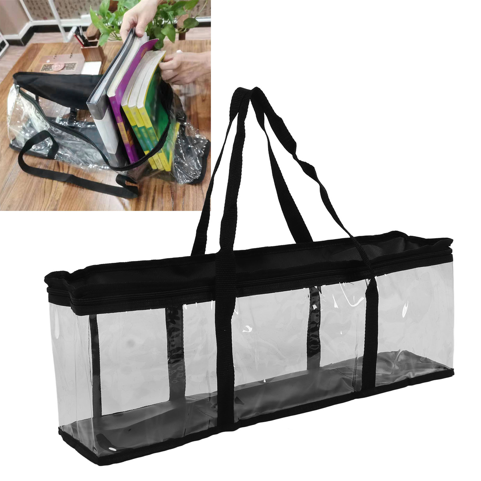 Werkzeugtasche Aus Pvc, Modell 0812, Einfache, Transparente Tragetasche, Robuste Kunststoff-werkzeugtasche Mit Reißverschluss, Mittlere Größe