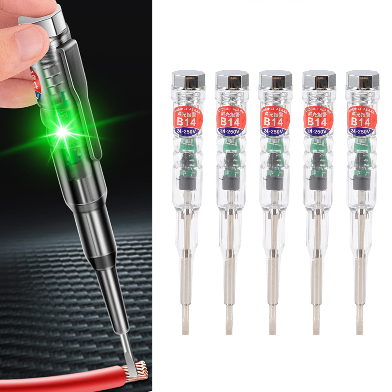 Aneng Farblicht-teststift Mit Hoher Helligkeit, Multifunktionaler Summer-teststift Für Zuhause