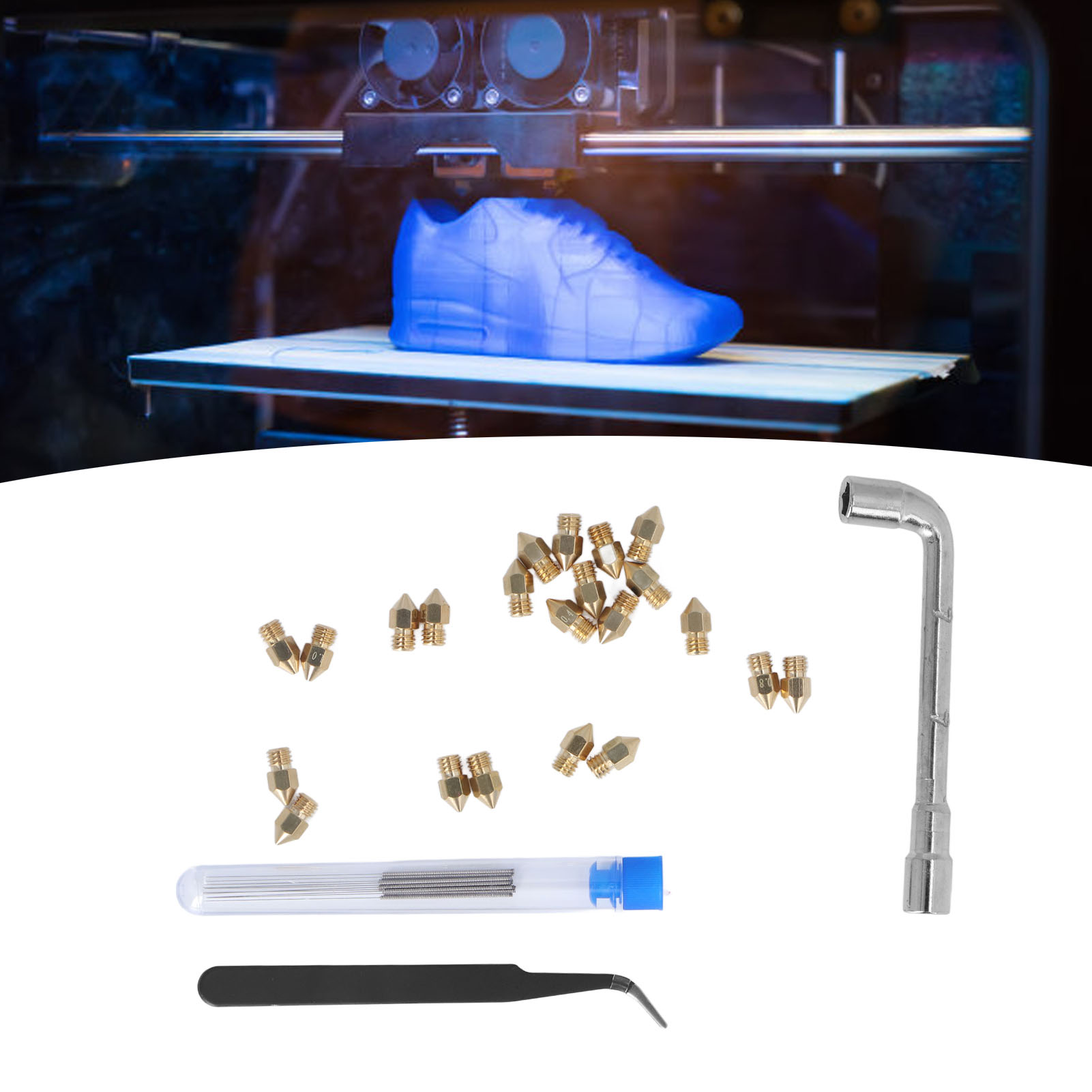 Set Mit 35 Scharfen Messing-reinigungsnadeln Mk8