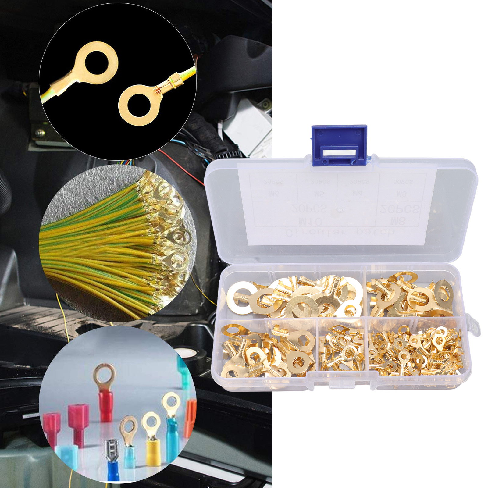 Satz Mit 150 Ringklemmen M3-m10