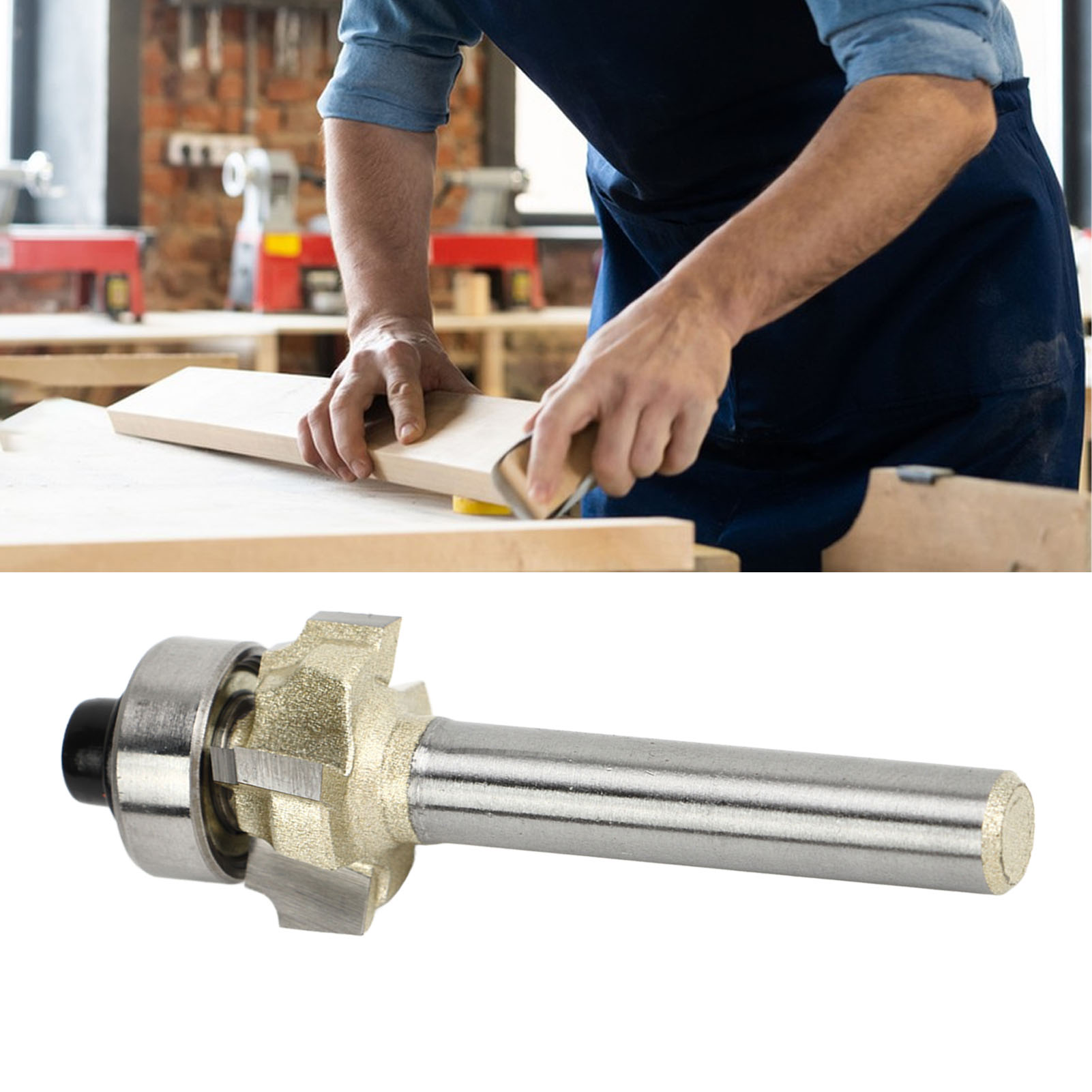 Professionelles 1/4r1 Vierschneider-abrundmesser Mit 1/4-griff Zum Abrunden Und Trimmen Von Kanten – Fasen- Und Trimmwerkzeuge Für Die Holzbearbeitung