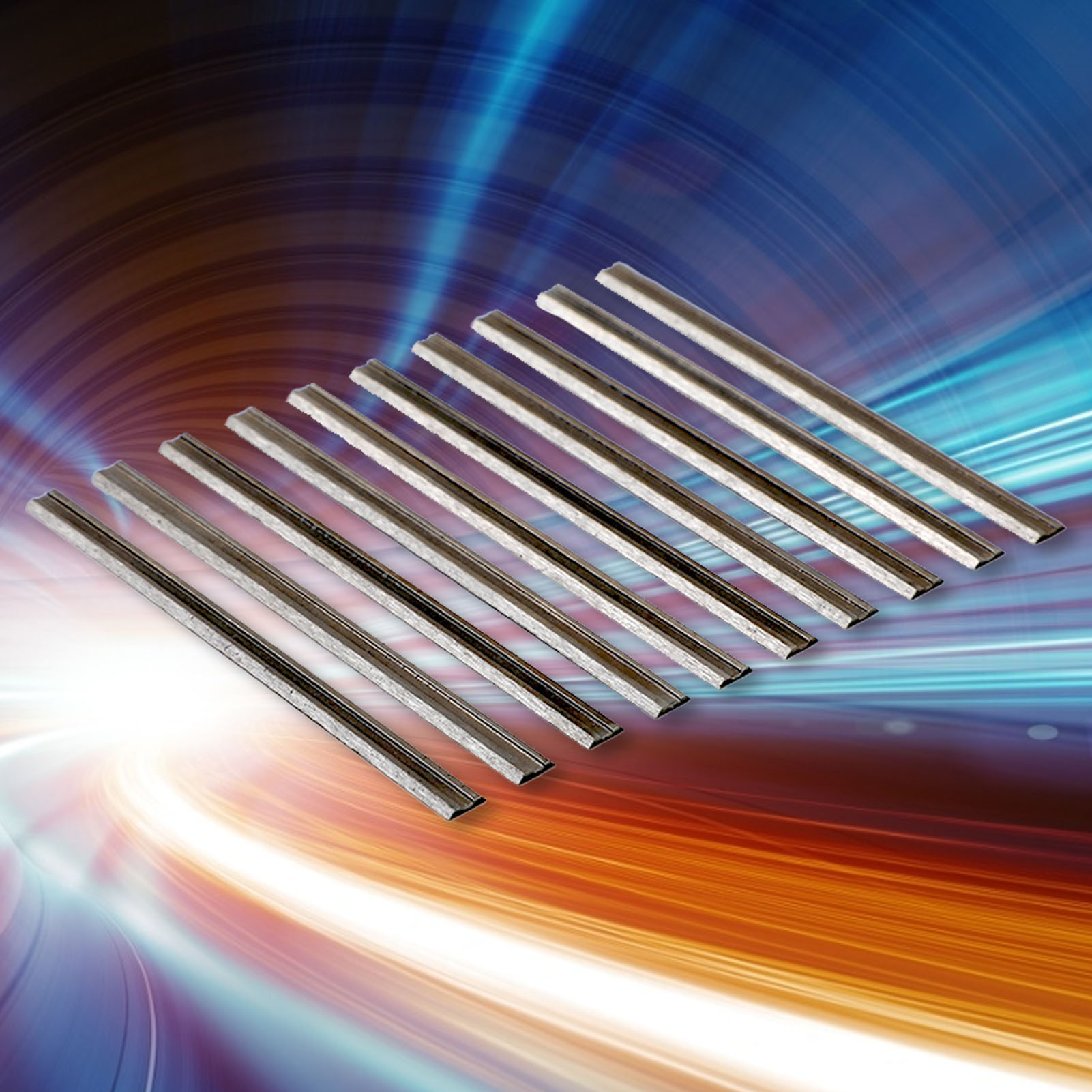 Einweg-elektrohobelmesser, 82x5,5x1,1mm.