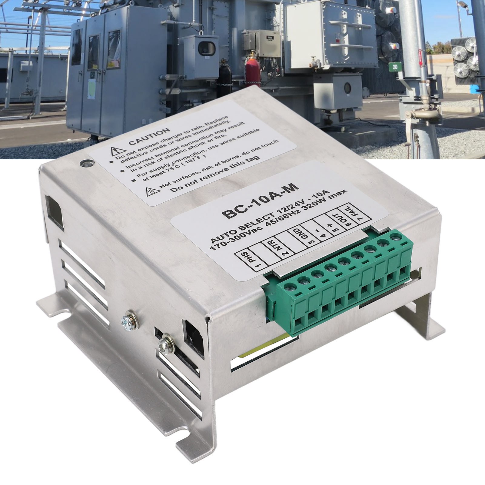 Batterieerhaltungsgerät Bc-10a-m Für 12-v-/24-v-bleiakkumulatoren Zubehör Für Dieselgeneratoren 170–300 V Wechselstromeingang