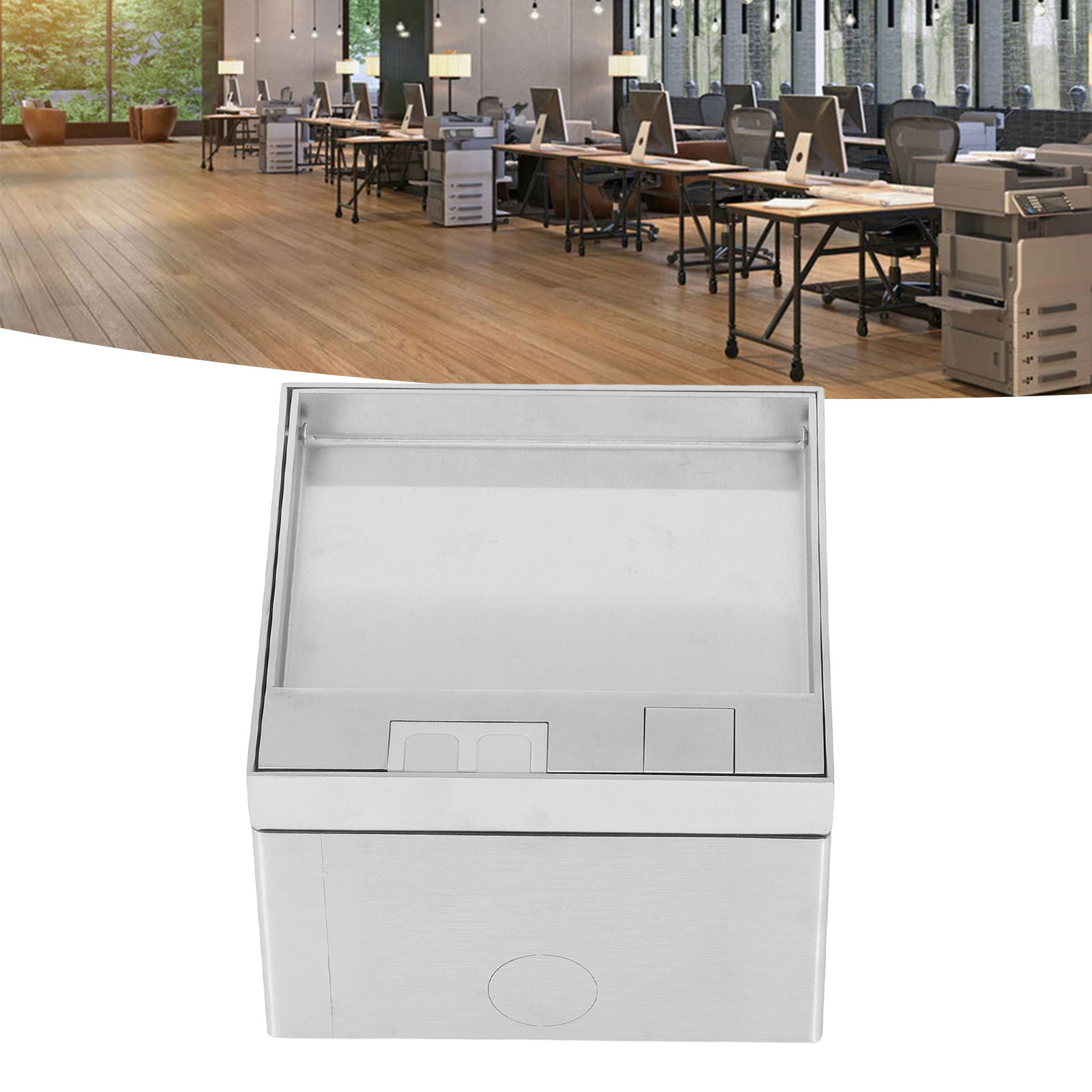 Universelle Dreipolige Unterputz-bodensteckdose, Marmoroptik, Usb-c, 250 V Wechselstrom