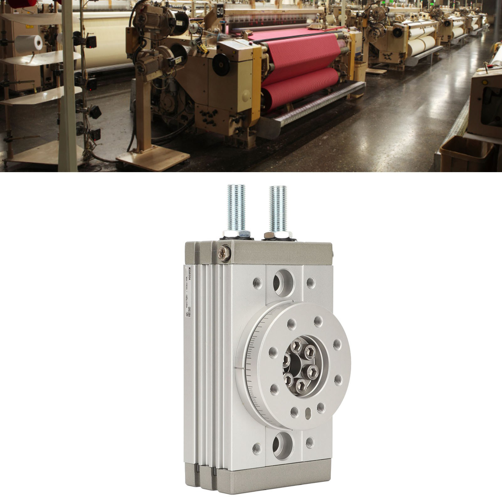 Oszillierender Drehzylinder, Pneumatischer Drehzylinder, Einstellbar Von 0 Bis 190° Msqb-30a