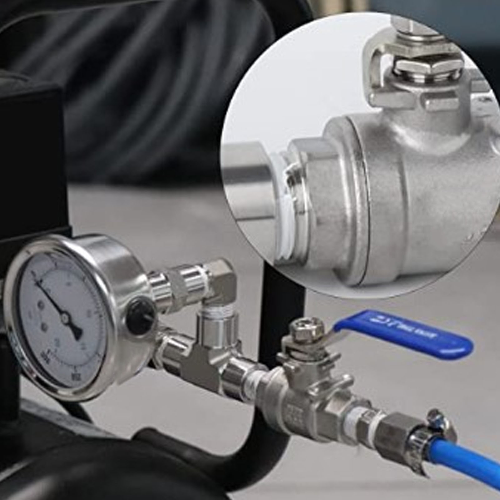 Kugelhahn Mit 1/4"-innen- Und Außengewinde, 1/4"-edelstahlkugelhahn, Npt-kugelhahn