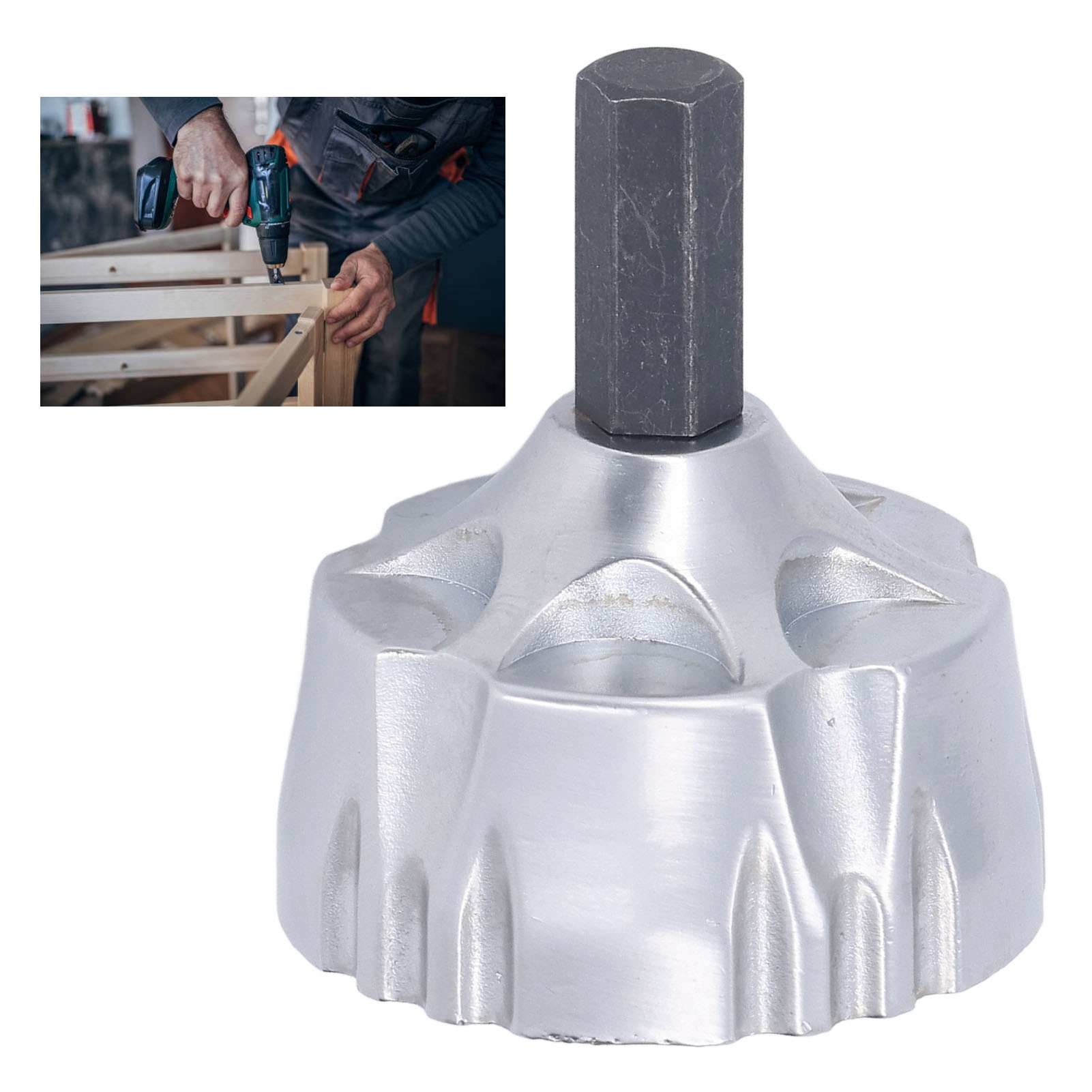 Sechskant-schaftfase 13-36 Mm Zinklegierung