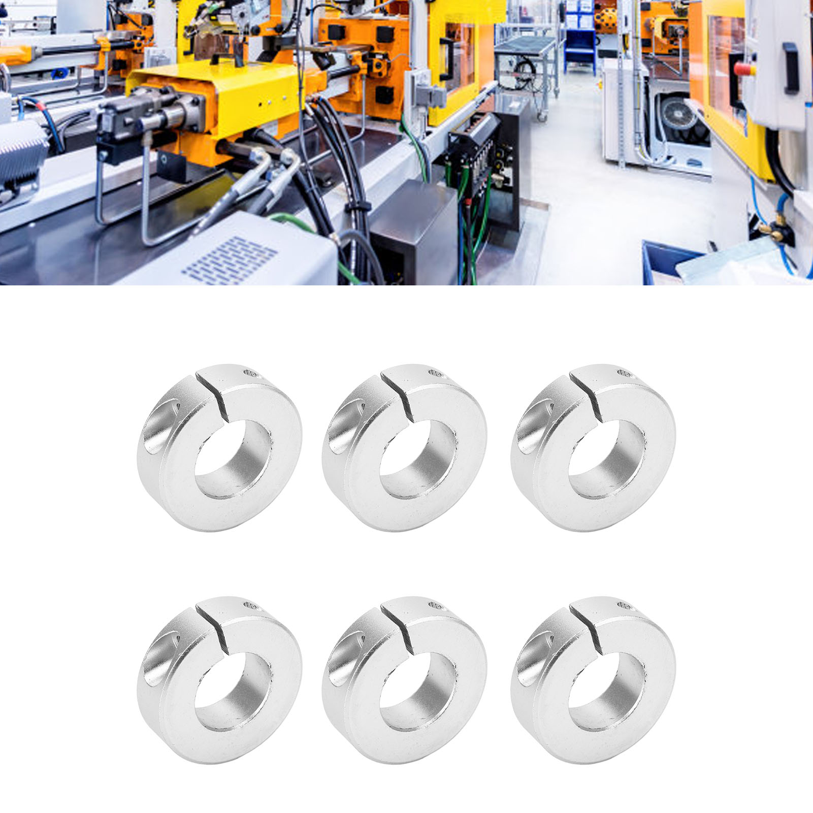 Satz Mit 6 Sc 4/5"-sicherungsringen Für Die Optische Achse, Sicherungsring, Öffnungsbegrenzungsring Für Sc-sägekopfwelle, Befestigungshülse