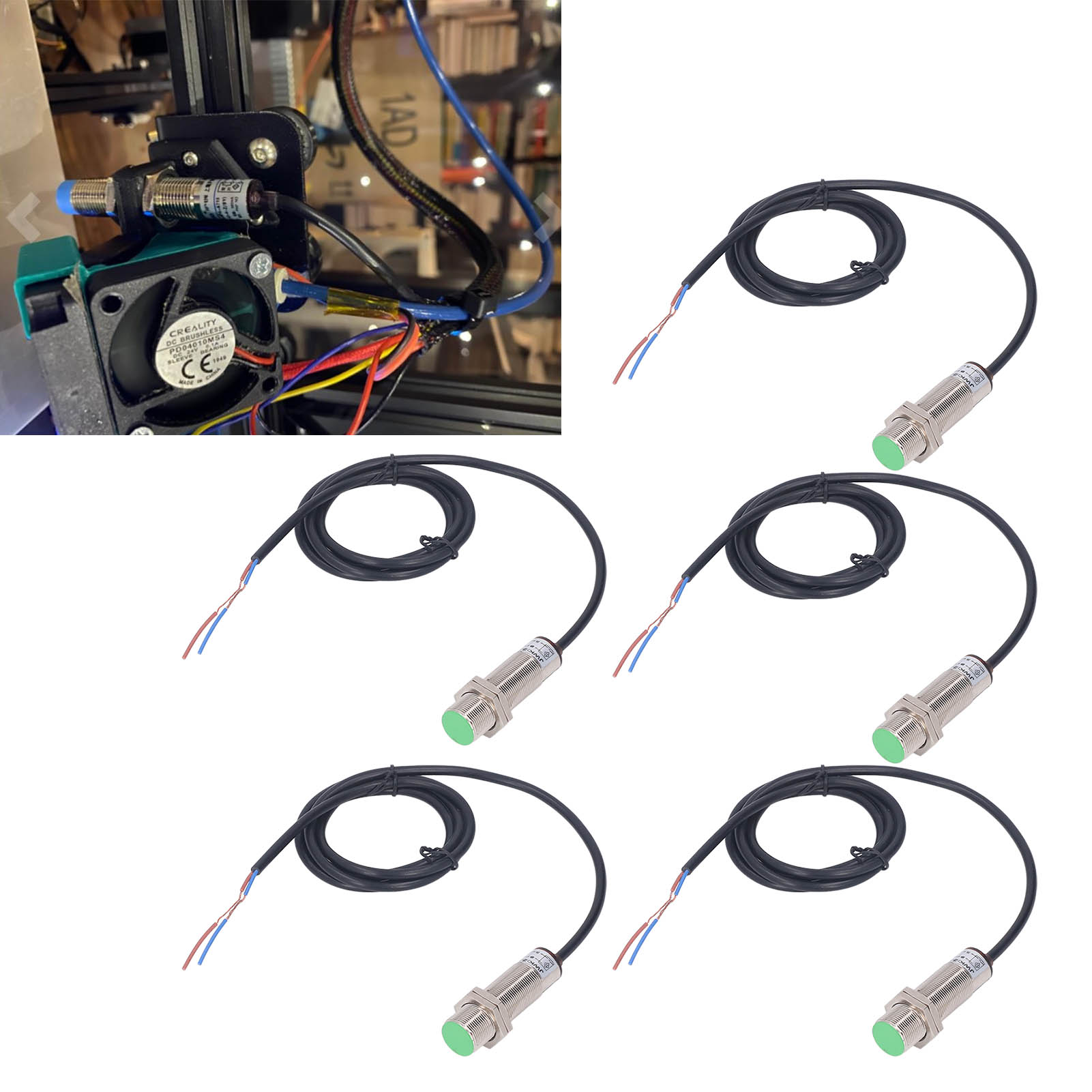 Zjwkm18-10-zj/k Induktiver Näherungssensor, Zweidraht, Normalerweise Offen, 0–250 V Ac/dc