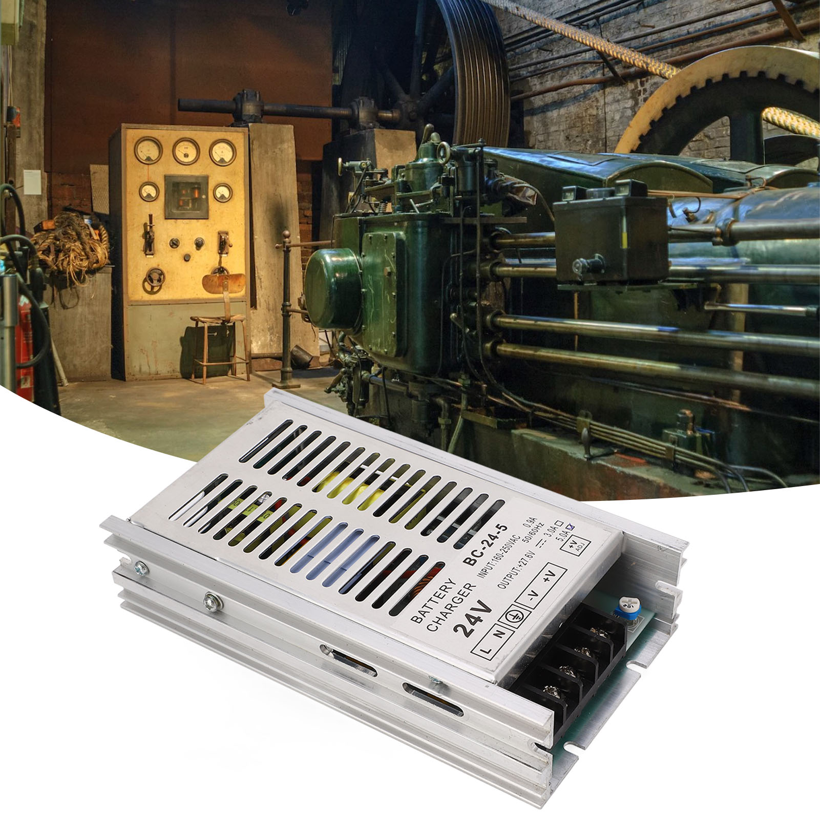 Automatisches 24-v-bleiakku-ladegerät Für 160–250-v-wechselstromgeneratoren, 5 A