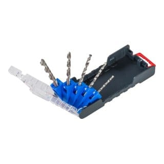 Einhell 49109115 Set mit 5 HSS-Spiralbohrern für Stahl Ø3/4/5/6/8 mm - KWB
