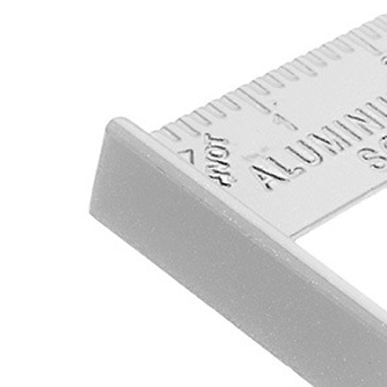 7-zoll-winkelmesser Aus Aluminiumlegierung (metrisch/imperial), Silberner Winkelmesser, Winkelmesser, Multifunktionaler Winkelmesser, Silberner Winkelmesser.