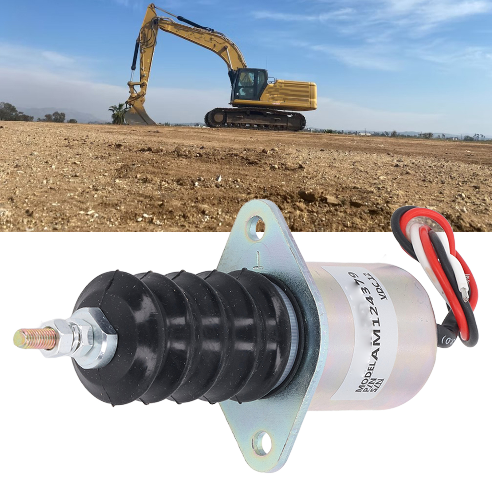 Das Dc12v Am124379 Stopp-magnetventil Ist Für Cummins-motoren Und John Deere F915/f925/f935/655/755/856-motoren Geeignet.