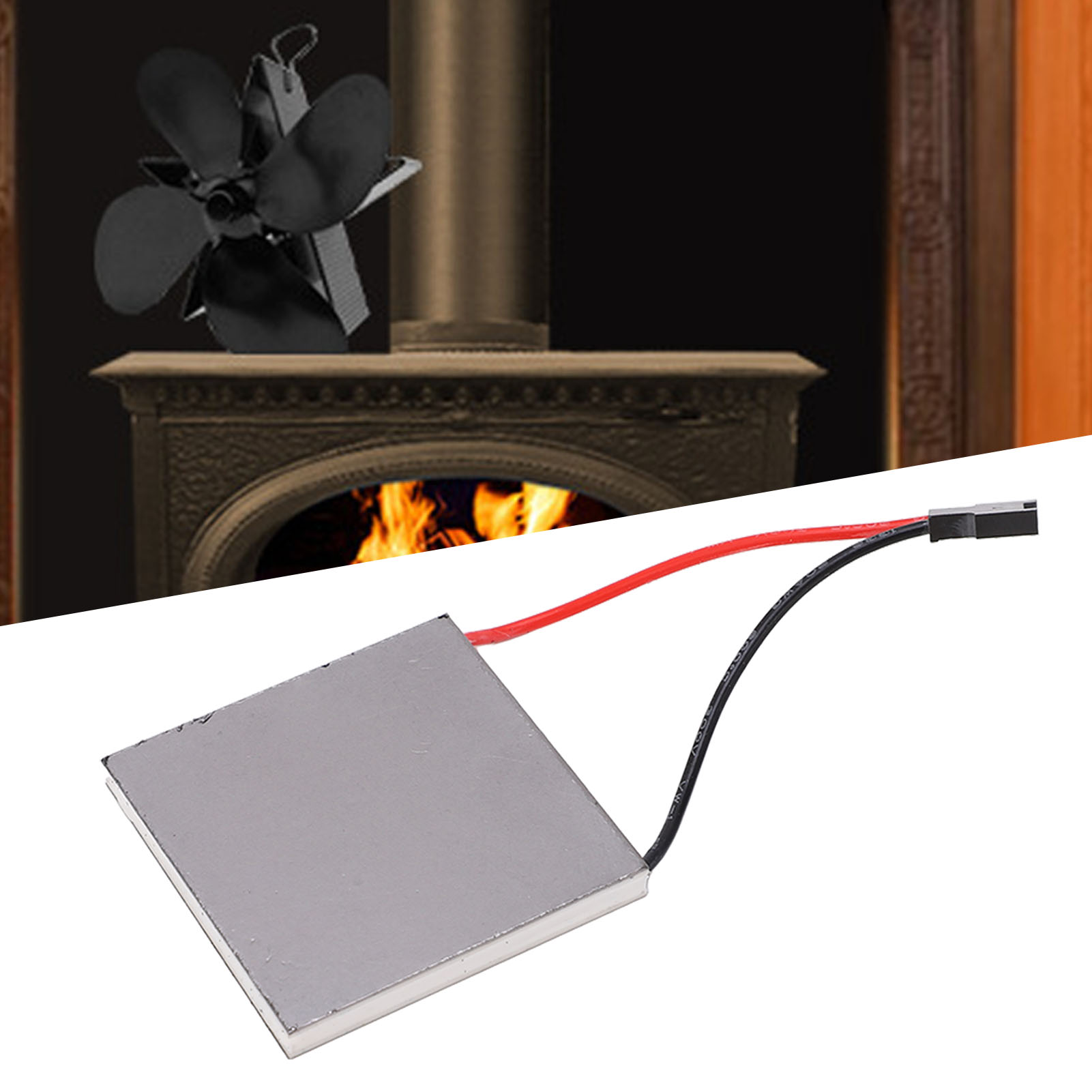 Teg12-04 Kaminventilator-reparatur: Thermoelektrischer Generator, Hohe Temperaturbeständigkeit (227 °c), Wärmeleitfähigkeit Der Graphitfolie