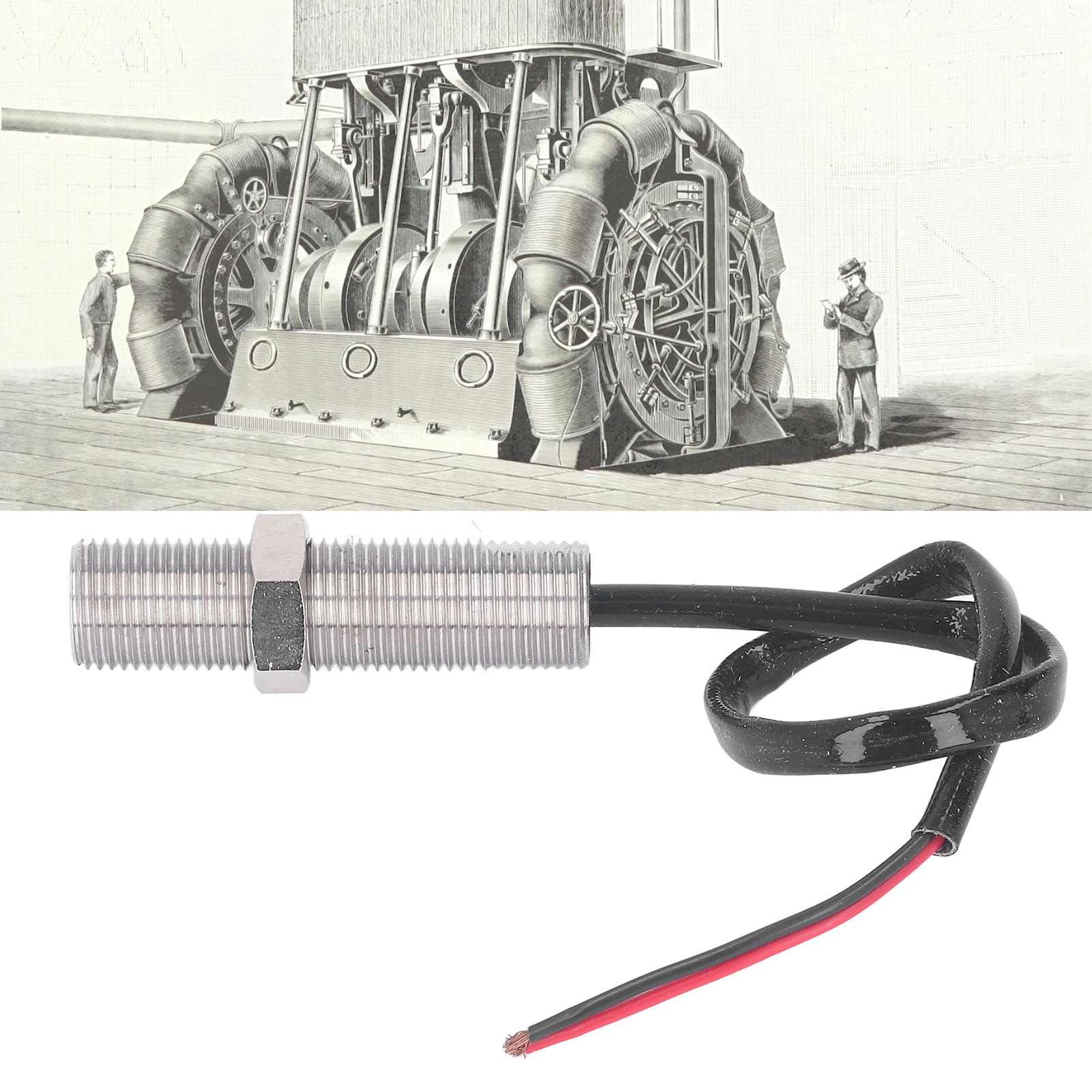 Msp6719 Magnetischer Drehzahlsensor Für Generatoren, 5/8-18unf-60 Mm Gewinde, Generatorzubehör