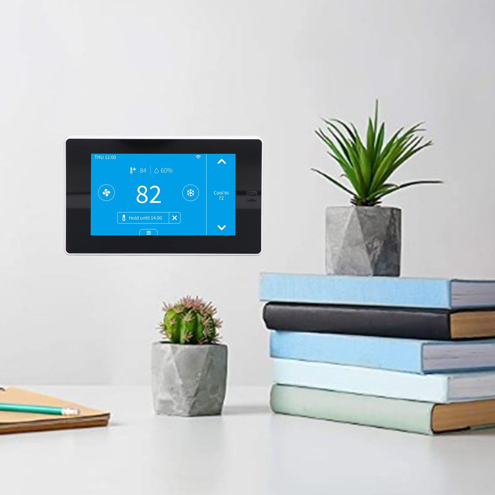 Tuya Smart Living Ist Mit Alexa Und Google Assistant Kompatibel. Es Beinhaltet Ein Nordamerikanisches Ac24v-wlan-thermostat Ohne Zonensensor.