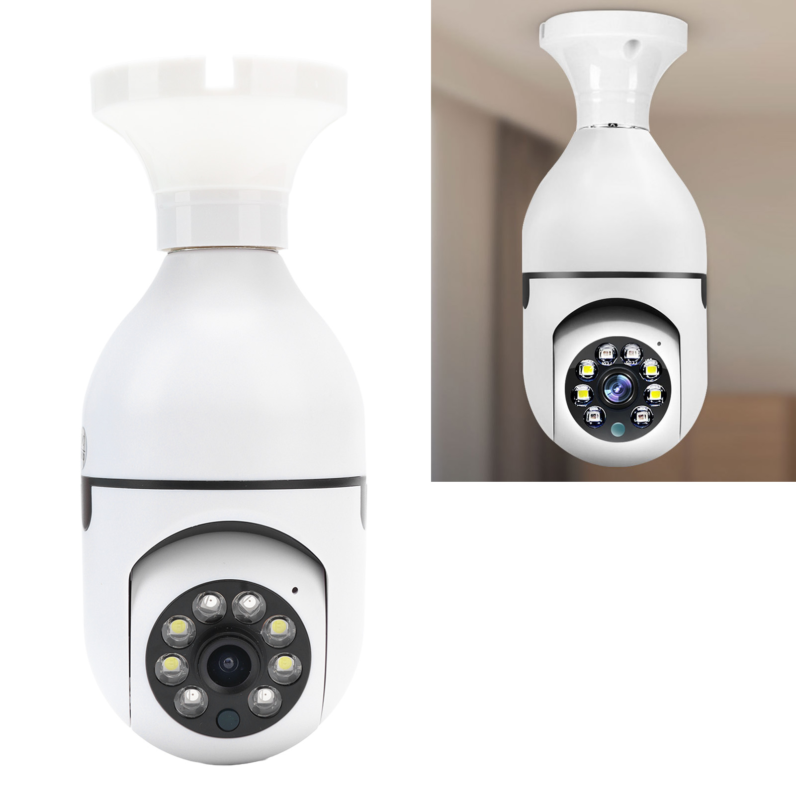 3-megapixel-funk-überwachungskamera Für Den Innenbereich, 2304 X 1296 Pixel, Lampentyp, Wlan-steuerung, 360°-drehung, Eingangsspannung 110–240 V